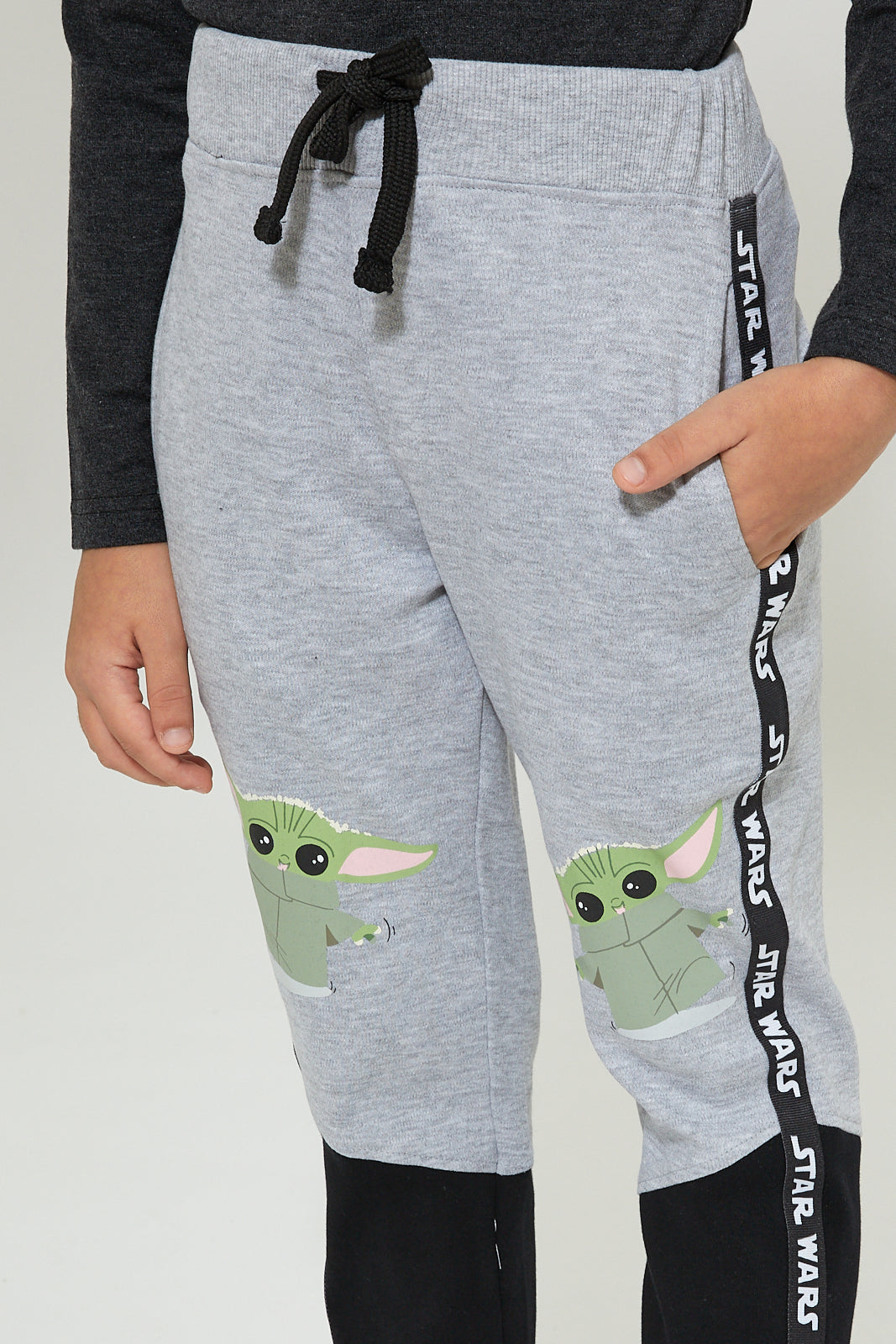 Redtag-Grey-Yoda-Jogger-Joggers-Boys-2 to 8 Years