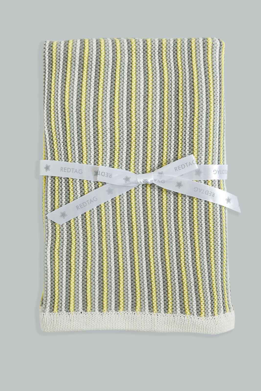 Redtag-Grey-Sweater-Blanket-Colour:Grey,-Filter:Baby-(0-to-12-Mths),-NBF-Blankets,-New-In,-New-In-NBF,-Non-Sale,-Section:Kidswear,-W21B-Baby-0 to 12 Months