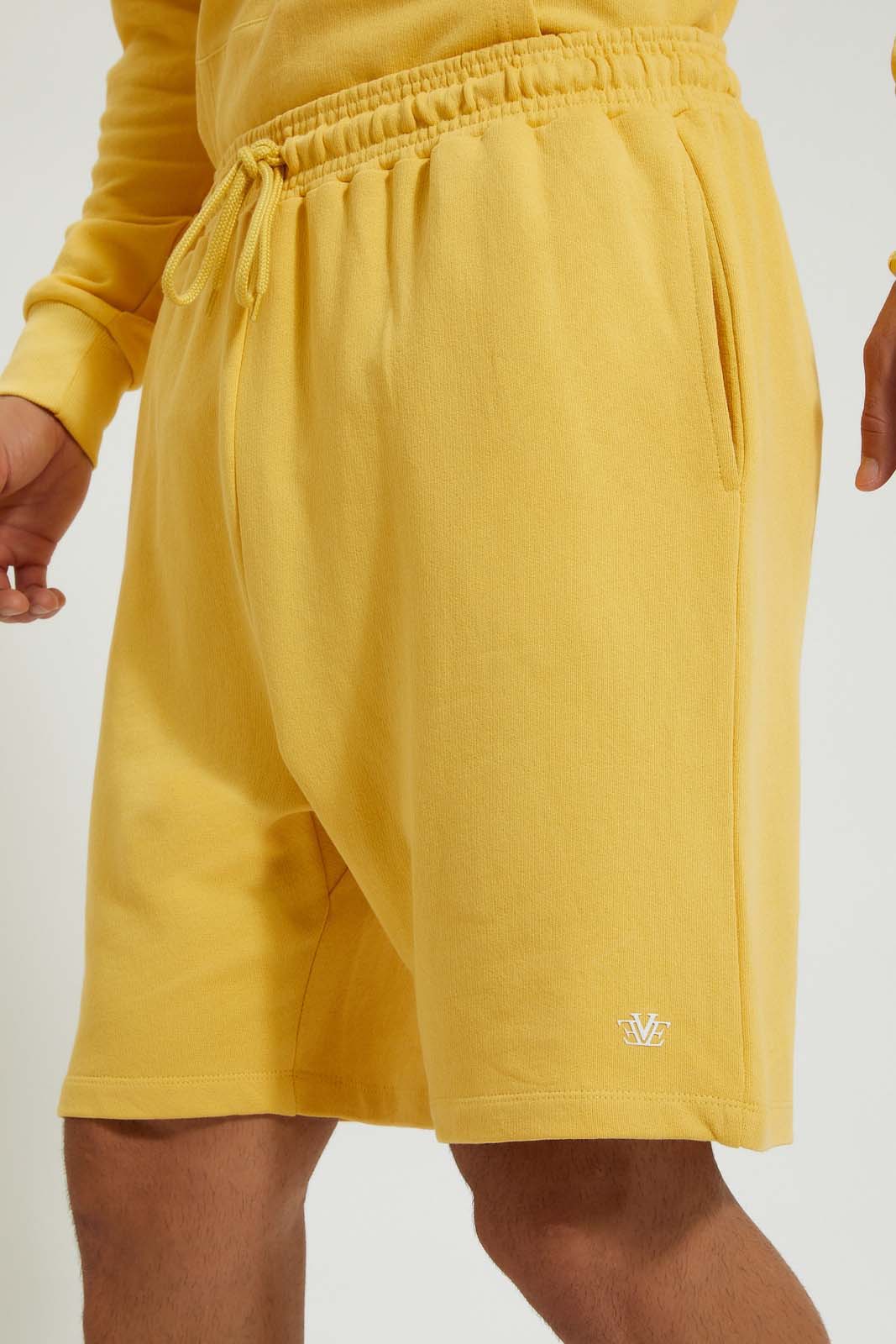 Redtag-Mustard-Loungewear-Shorts-Colour:Mustard,-Filter:Men's-Clothing,-Men-Shorts,-New-In,-New-In-Men,-Non-Sale,-Section:Men,-W21B-Men's-