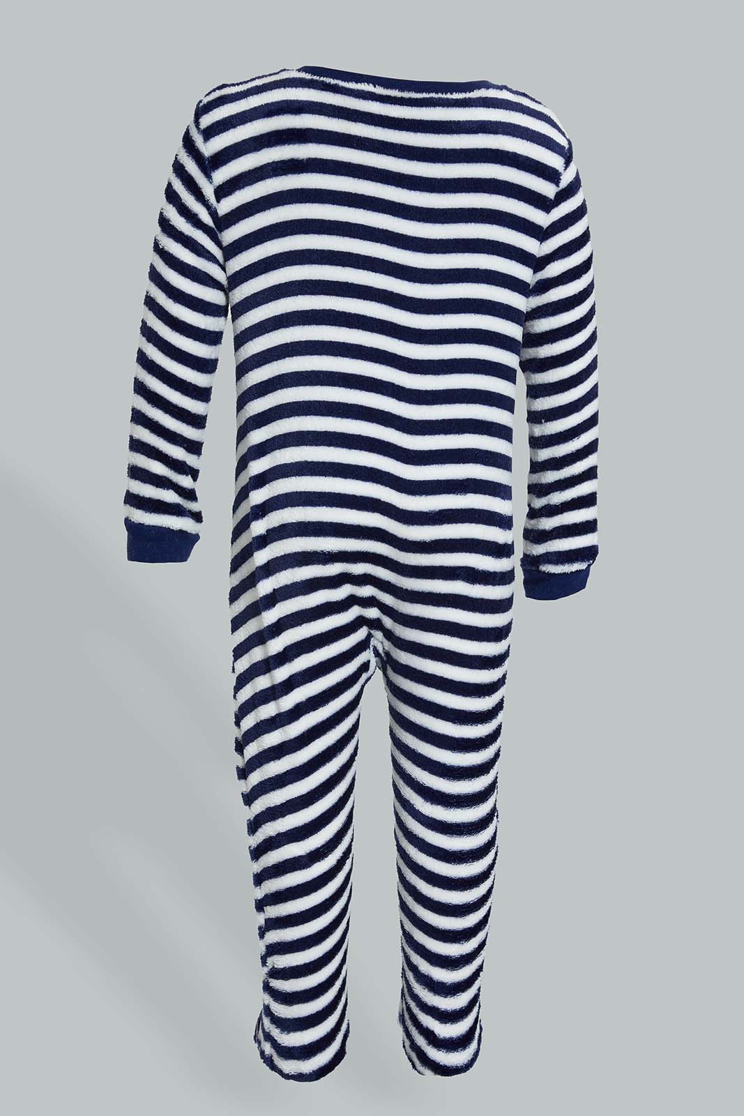 Redtag-Grey-Striped-Digger-Onesie-Pj-Set-Colour:Grey,-Filter:Infant-Boys-(3-to-24-Mths),-Infant-Boys-Pyjama-Sets,-New-In,-New-In-INB,-Non-Sale,-Section:Kidswear,-W21B-Infant-Boys-3 to 24 Months