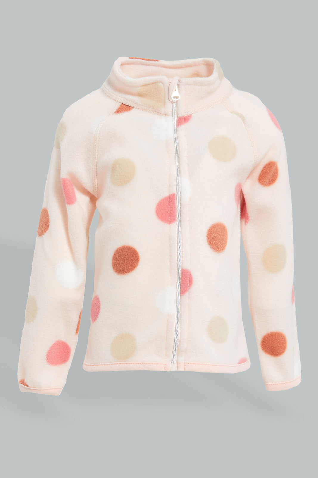 Redtag-Ing-Pink-Fleece-Printed-Jogsuit-Jog-Sets-Infant-Girls-3 to 24 Months