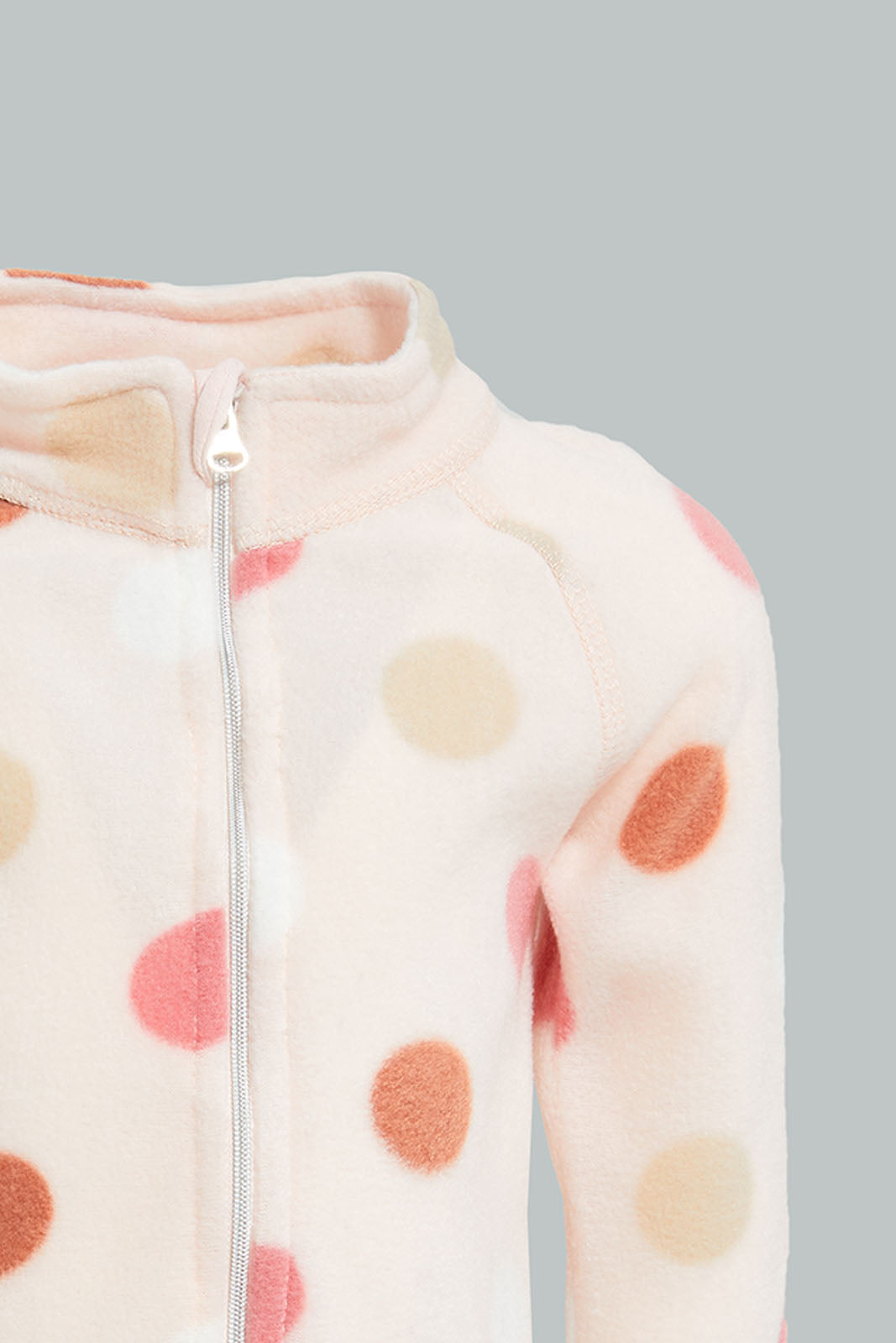 Redtag-Ing-Pink-Fleece-Printed-Jogsuit-Jog-Sets-Infant-Girls-3 to 24 Months