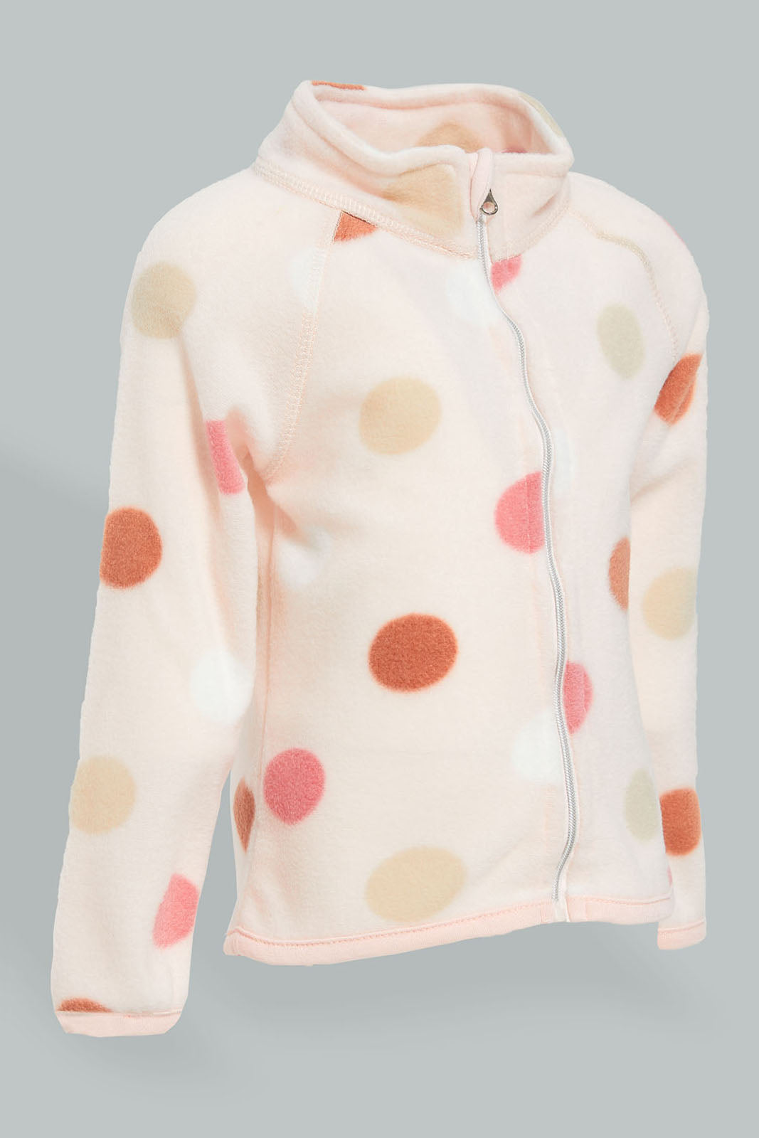 Redtag-Ing-Pink-Fleece-Printed-Jogsuit-Jog-Sets-Infant-Girls-3 to 24 Months
