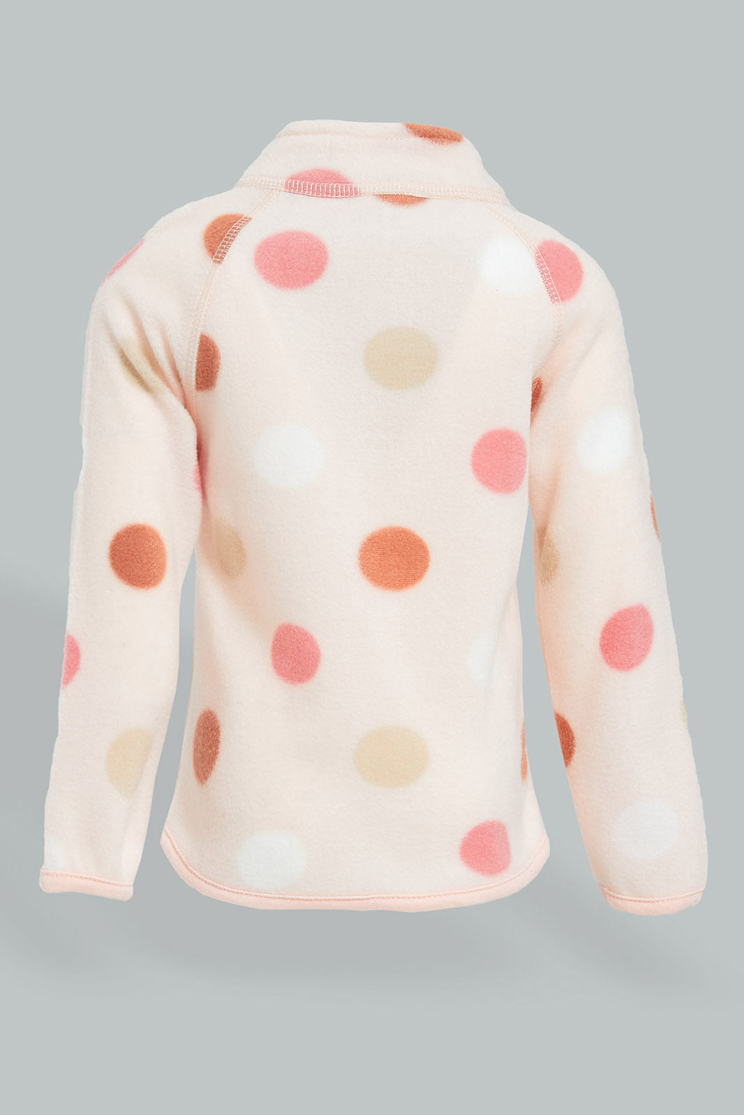 Redtag-Ing-Pink-Fleece-Printed-Jogsuit-Jog-Sets-Infant-Girls-3 to 24 Months