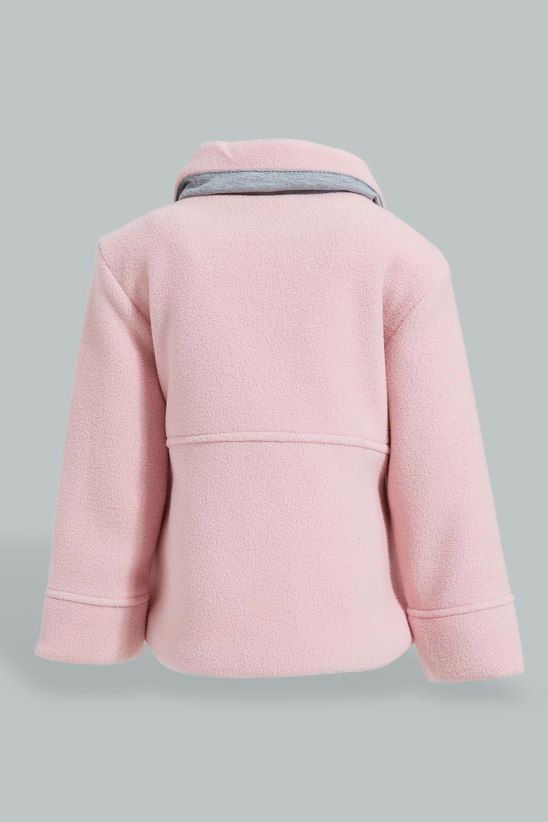 Redtag-Pink-Melton-Jacket-Jackets-Infant-Girls-3 to 24 Months
