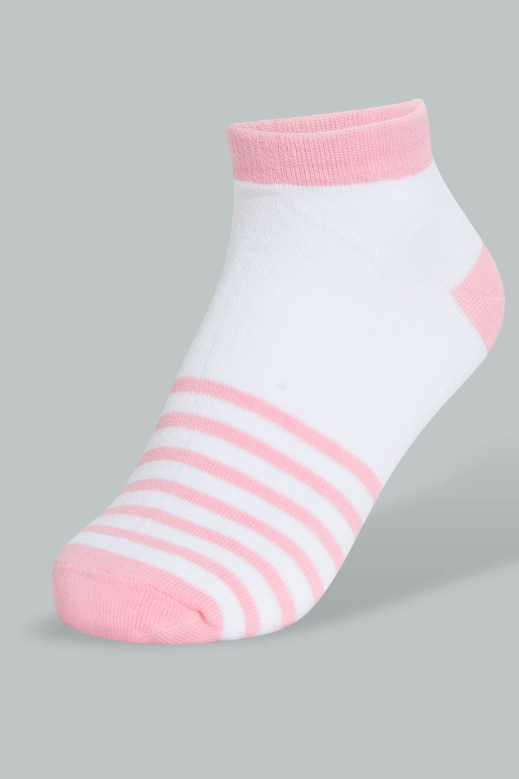 Redtag-Assorted-Stripe-Printed-Ankle-Socks-(5-Pack)-Ankle-Socks-Women's-