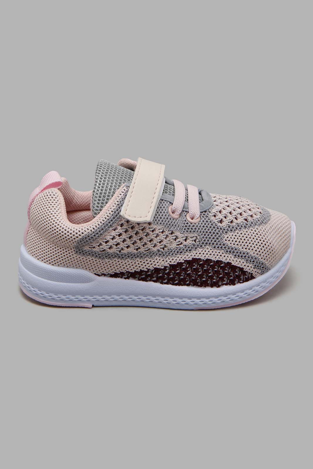 Redtag-Pink-Mesh-Pump-Pumps-Infant-Girls-1 to 3 Years