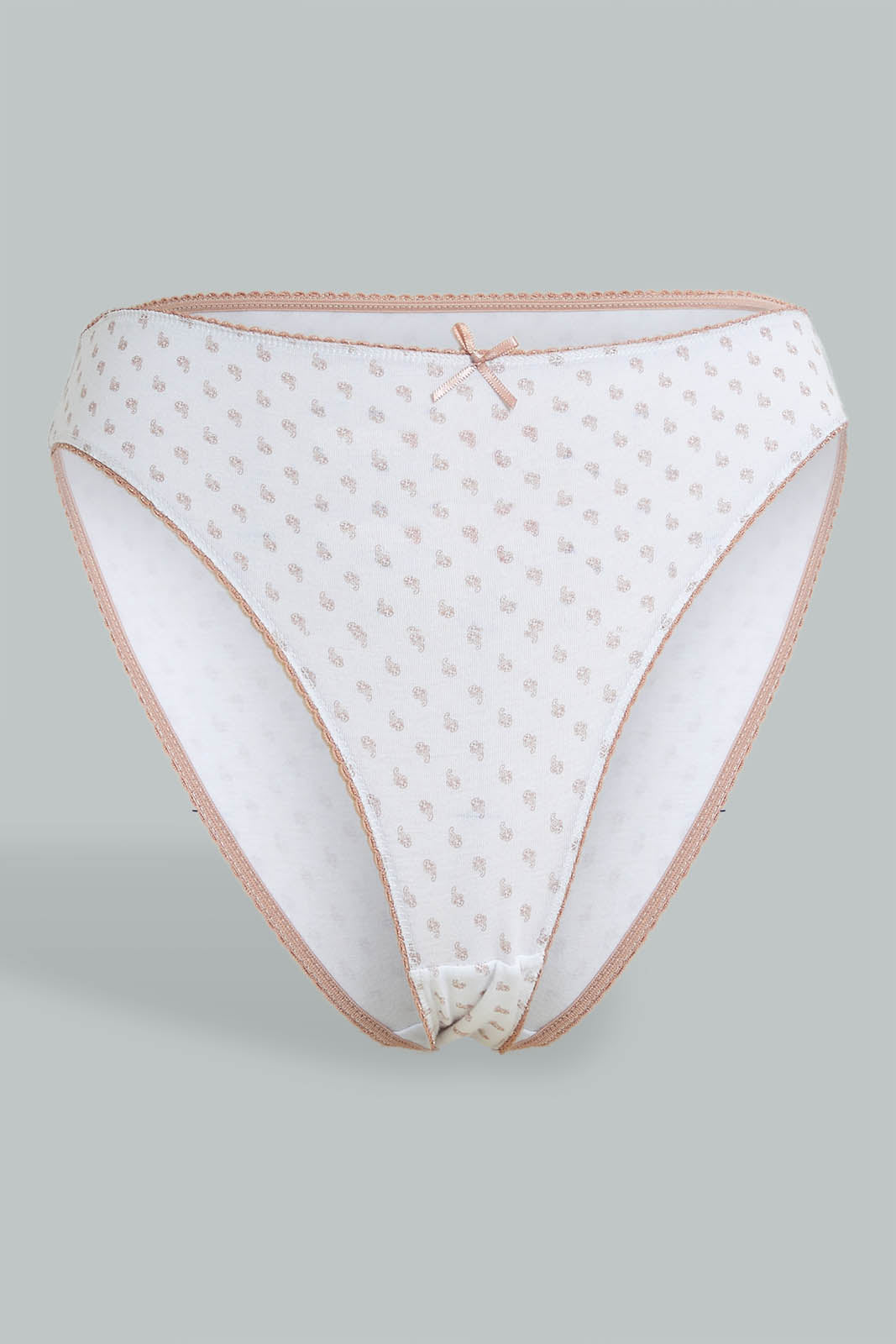 Redtag-Assorted-Print/Plain-Hi-Leg-Briefs-(5-Pack)-Briefs-Hi-Leg-Women's-