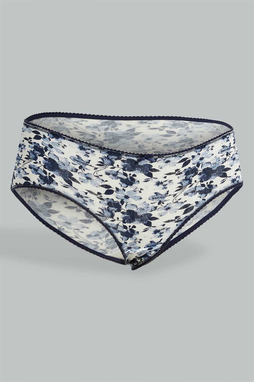 Redtag-Assorted-Print-/-Plain-Boyleg-Brief-(5-Pack)-Briefs-Boyleg-Women's-