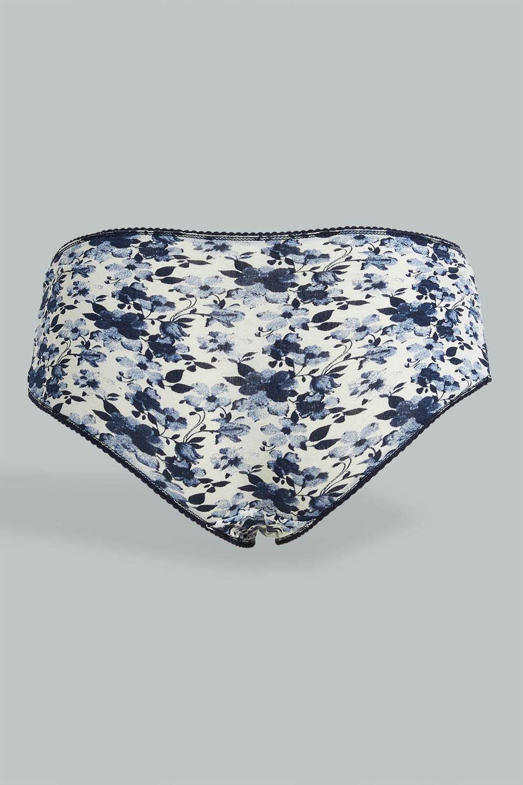 Redtag-Assorted-Print-/-Plain-Boyleg-Brief-(5-Pack)-Briefs-Boyleg-Women's-