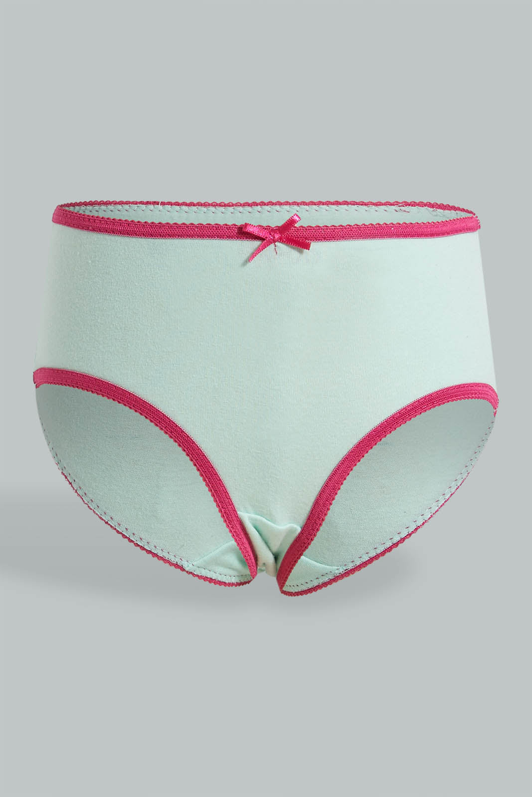 Redtag-Assorted-5-Pc-Pack-Plain-Briefs-Boxers-Girls-2 to 8 Years