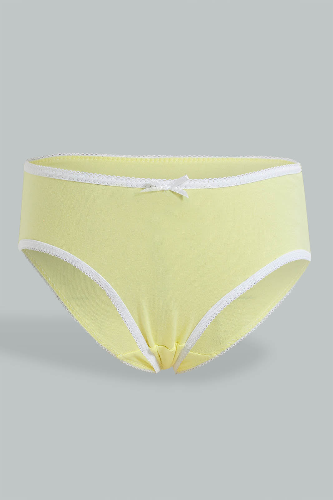 Redtag-Assorted-5-Pc-Pack-Plain-Briefs-Boxers-Girls-2 to 8 Years