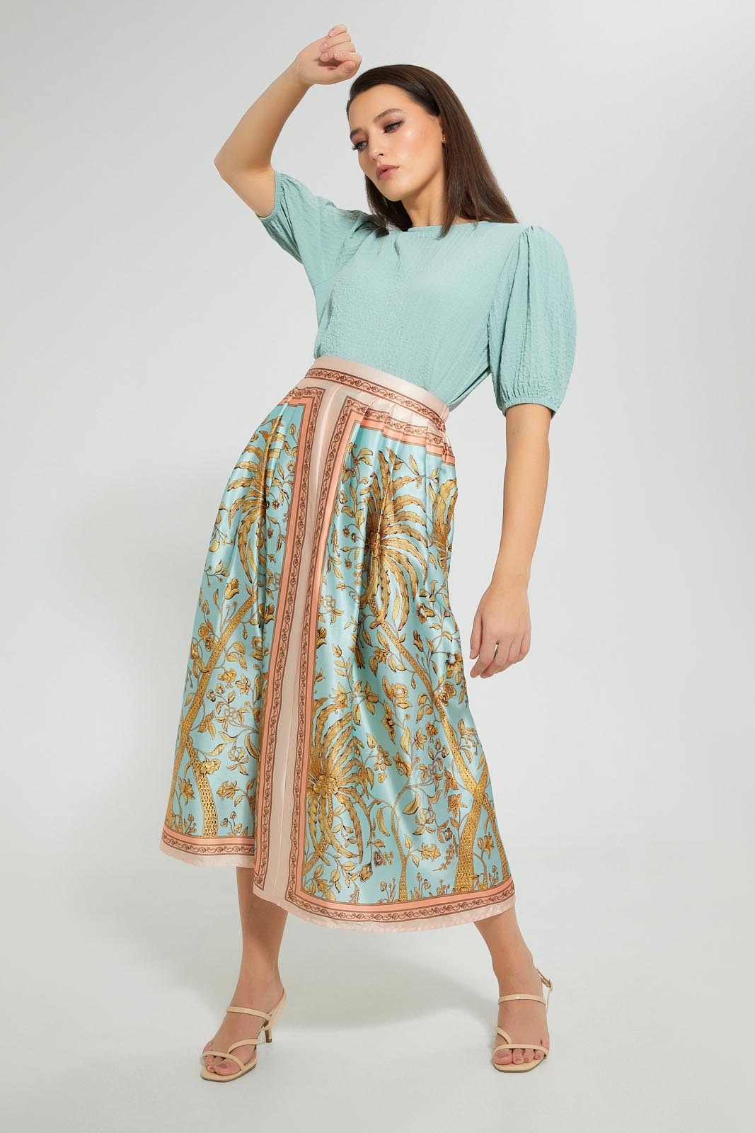 Redtag-Mint-Textured-Blouse-Tops-Women's-0
