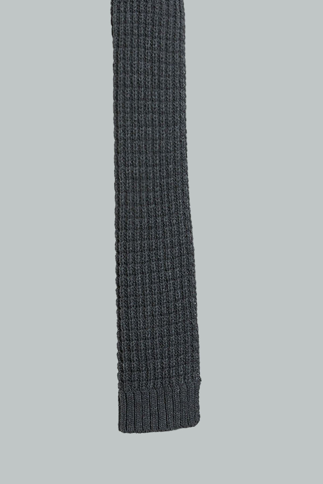 Redtag-Grey-Knitted-Scarf-Scarves-Men's-