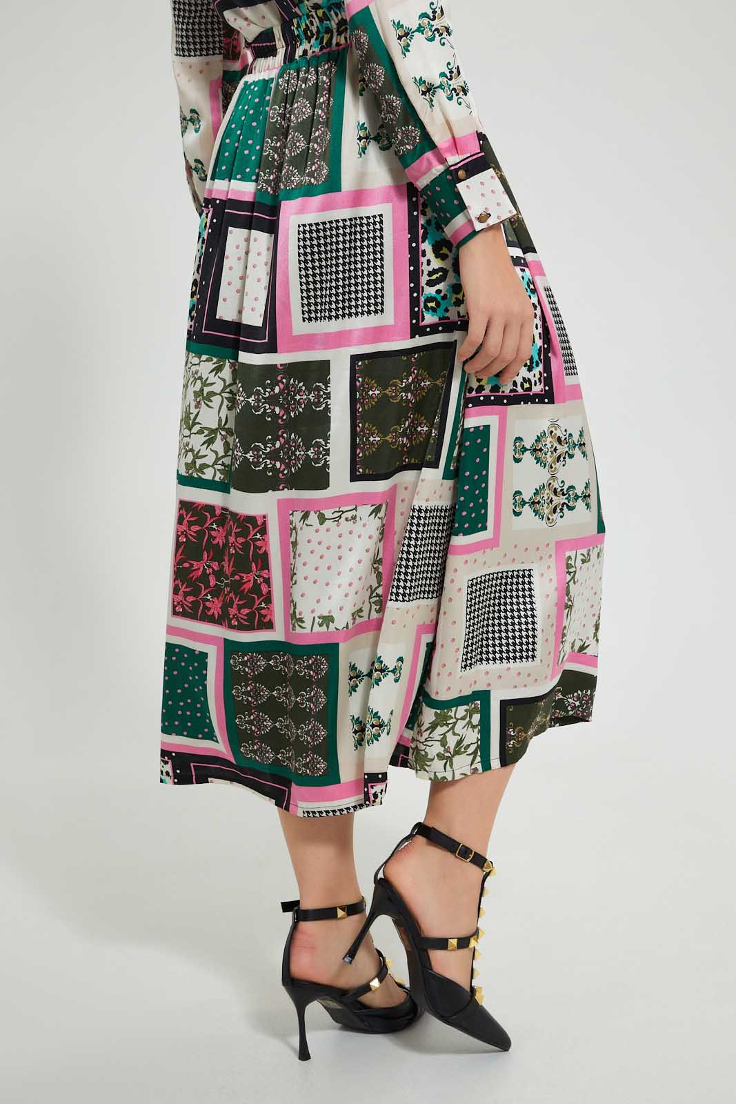 Redtag-Assorted-Printed-Pleated-Skirt-Skirts-Women's-