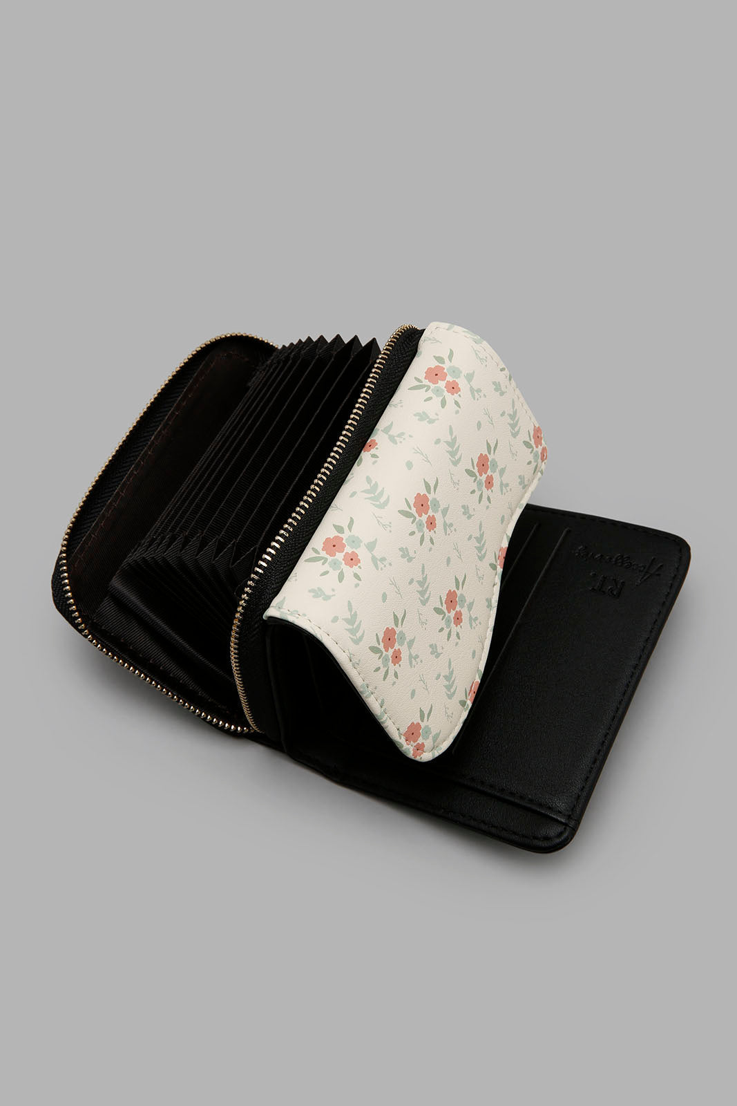 Redtag-Black-Floral-Printed-Purse-Colour:Black,-Filter:Girls-Accessories,-GIR-Purses,-New-In,-New-In-GIR-ACC,-Non-Sale,-W21A-Girls-