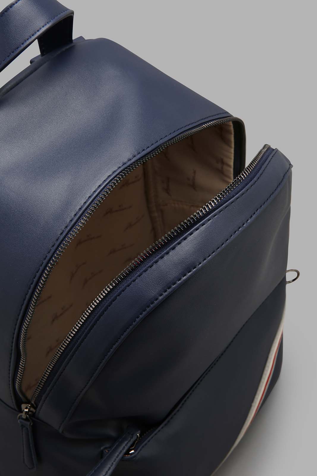 Redtag-Navy-With-Multicolour-Stripe-Backpack-Backpacks-Men's-