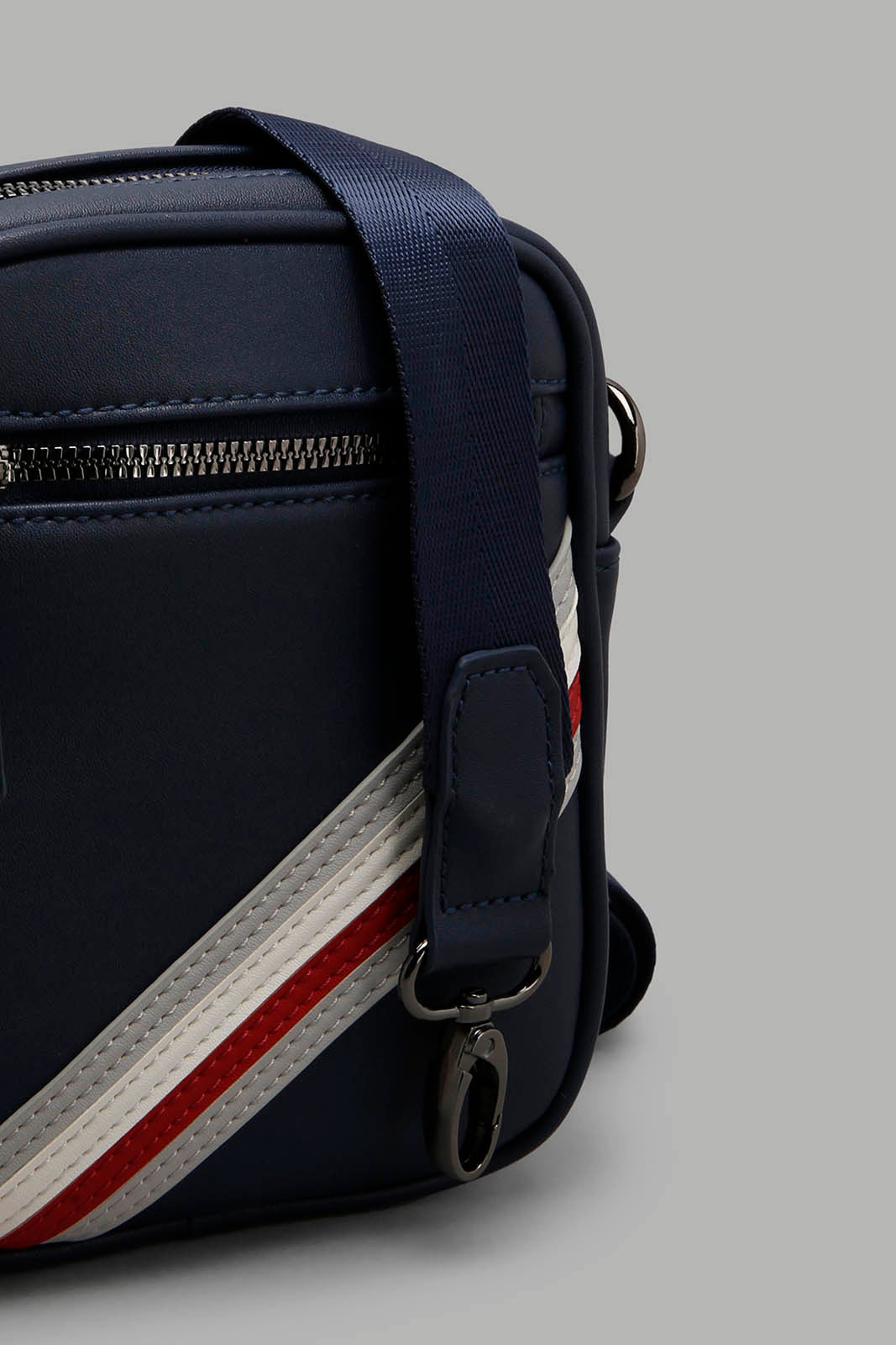 Redtag-Navy-With-Multicolour-Stripe-Cross-Body-Bag-Messenger-Bags-Men's-