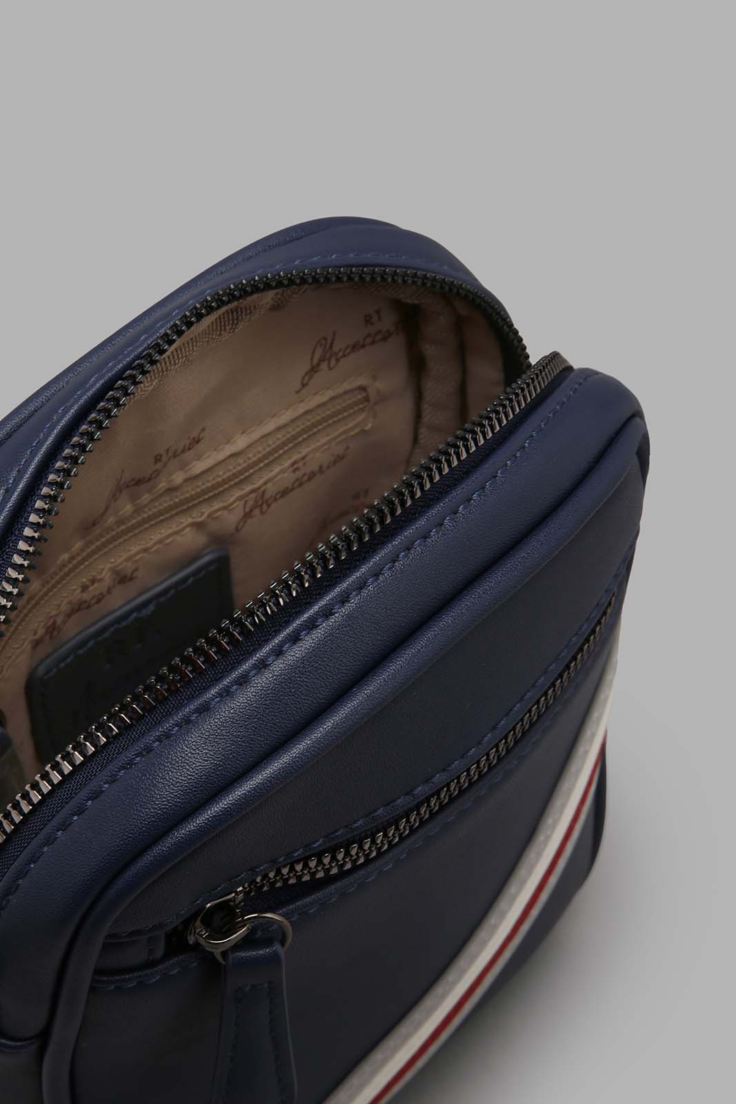 Redtag-Navy-With-Multicolour-Stripe-Cross-Body-Bag-Messenger-Bags-Men's-