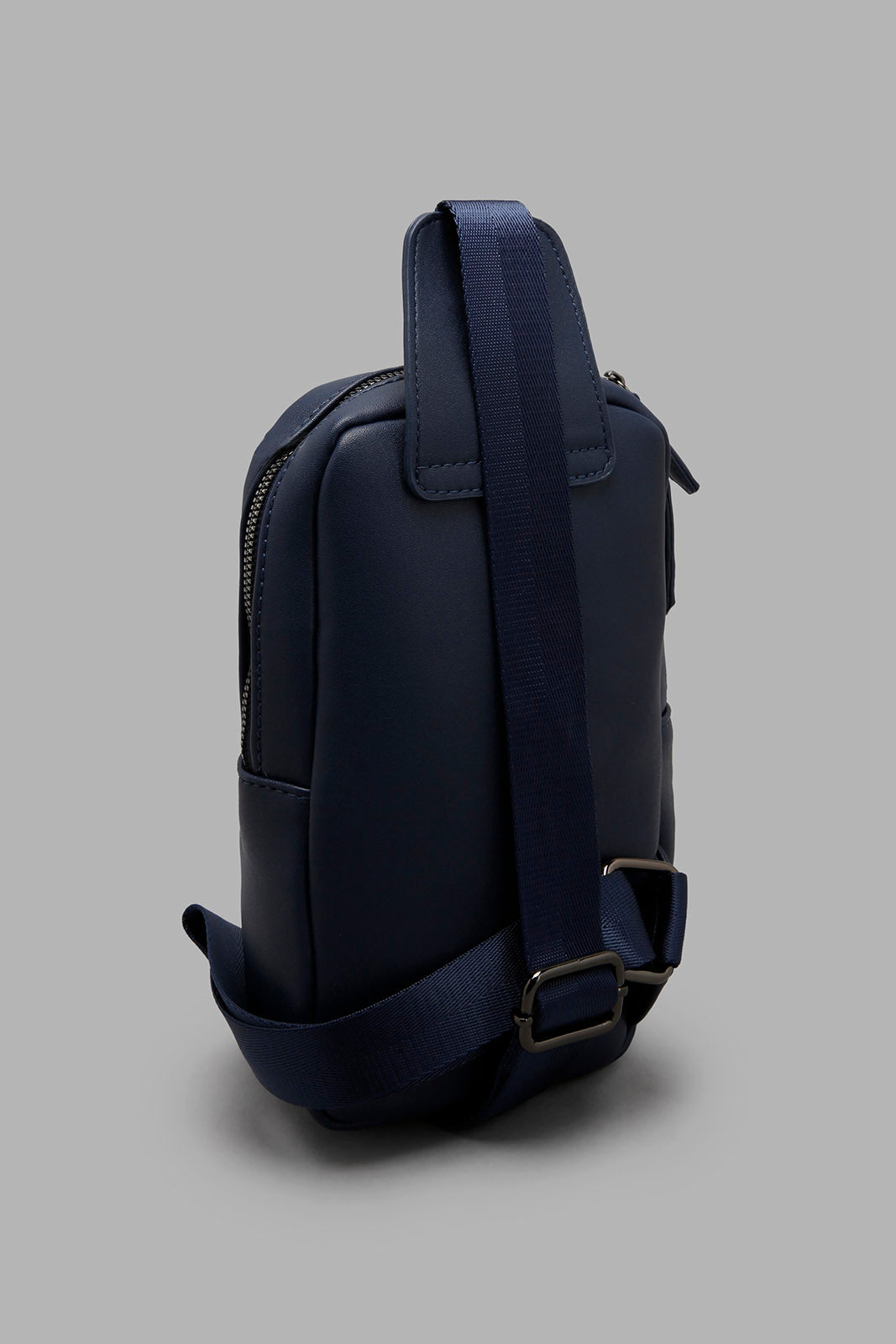 Redtag-Navy-With-Multicolour-Strap-Sling-Bag-Backpacks-Men's-