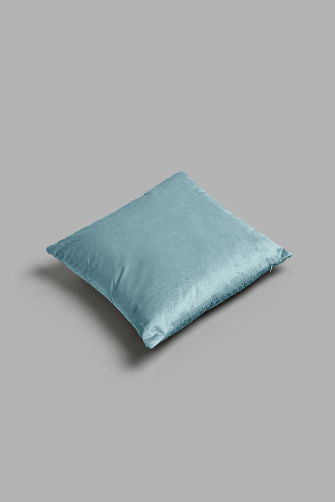 Redtag-Teal-Velvet-Cushion-Cushions-Home-Bedroom-