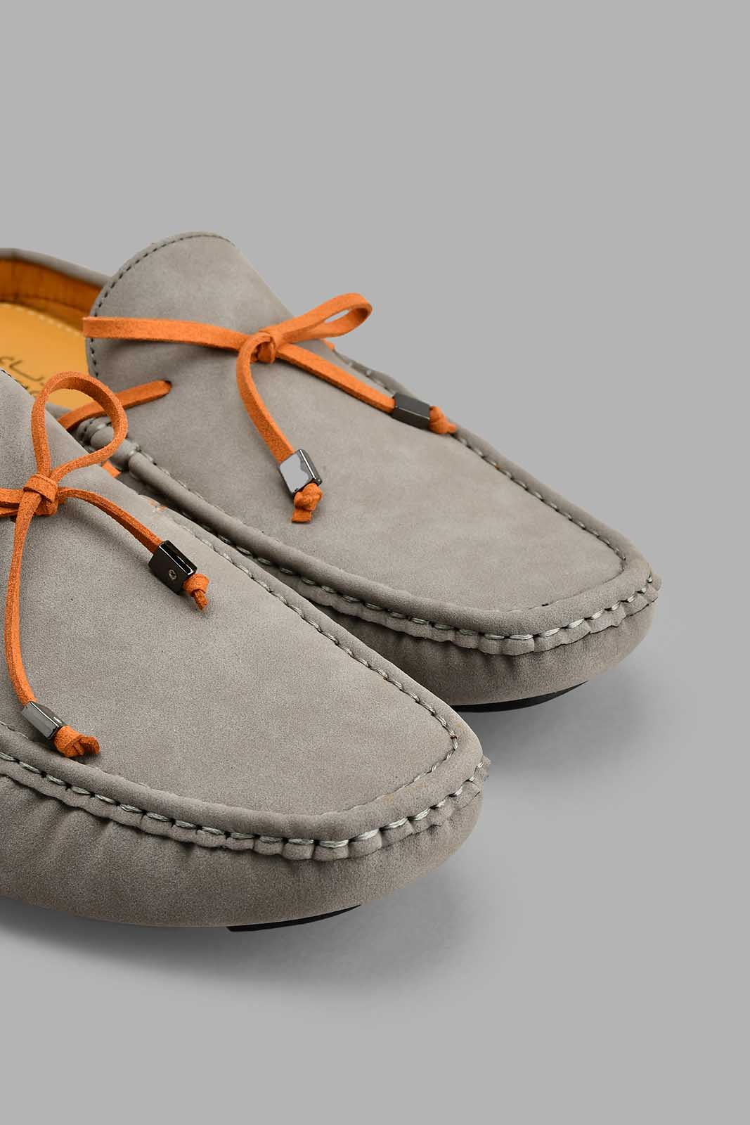 Redtag-Grey-Mule-With-Bow-Trim-Colour:Grey,-Filter:Men's-Footwear,-Men-Casual-Shoes,-New-In,-New-In-Men-FOO,-Non-Sale,-S22A,-Section:Men-Men's-
