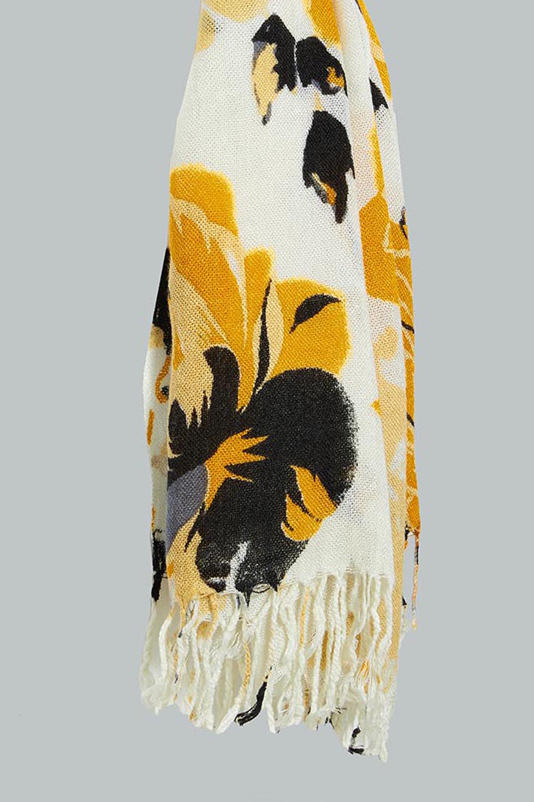Redtag-White-Floral-Printred-Knitted-Scarfs-Scarves-Women-
