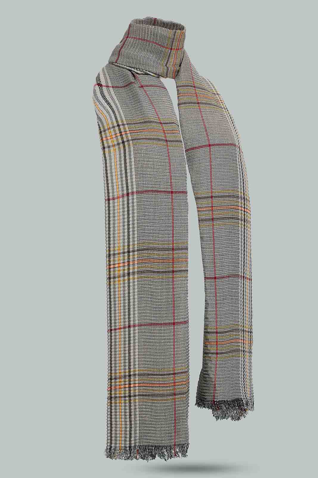 Redtag-Grey-Embellished-Knitted-Scarfs-Scarves-Women-