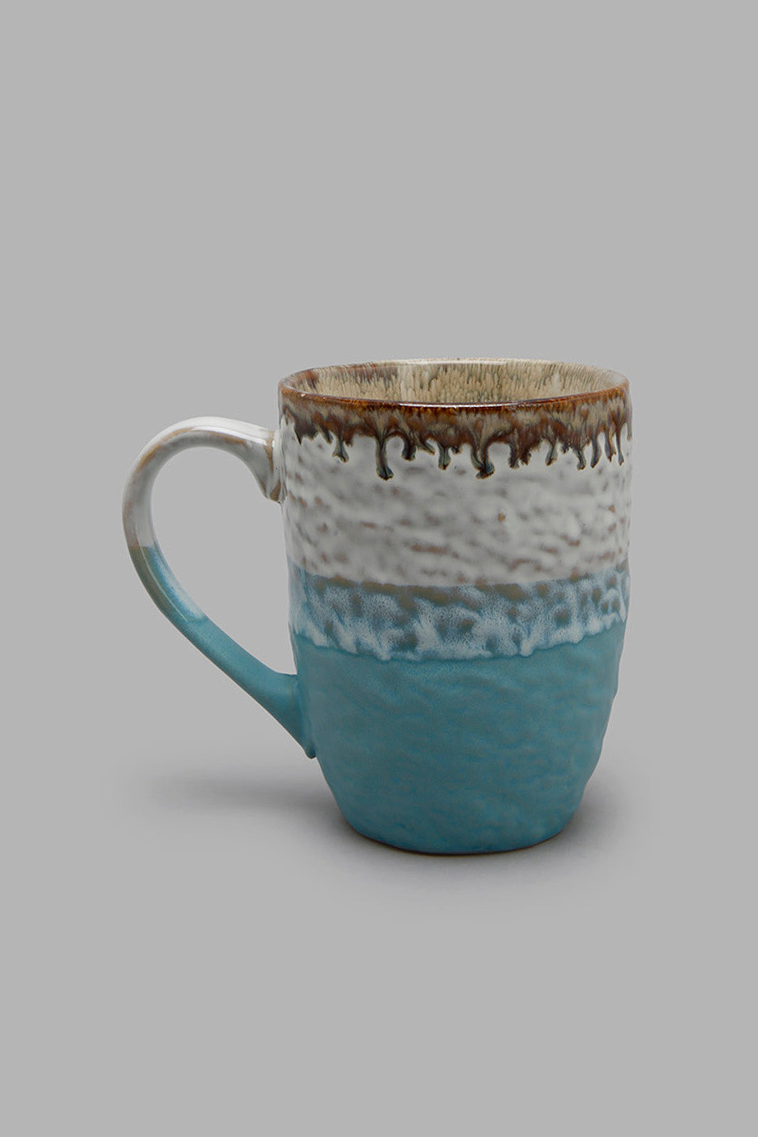 Redtag-Blue-Reactive-Glaze-Mug-Colour:Blue,-Filter:Home-Dining,-HMW-DIN-Mugs,-New-In,-New-In-HMW-DIN,-Non-Sale,-Section:Homewares,-W21B-Home-Dining-
