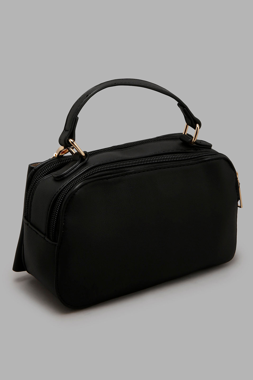Redtag-Black-Crossbody-With-Quilting-And-Small-Pouch-Cross-Body-Bags-Women-