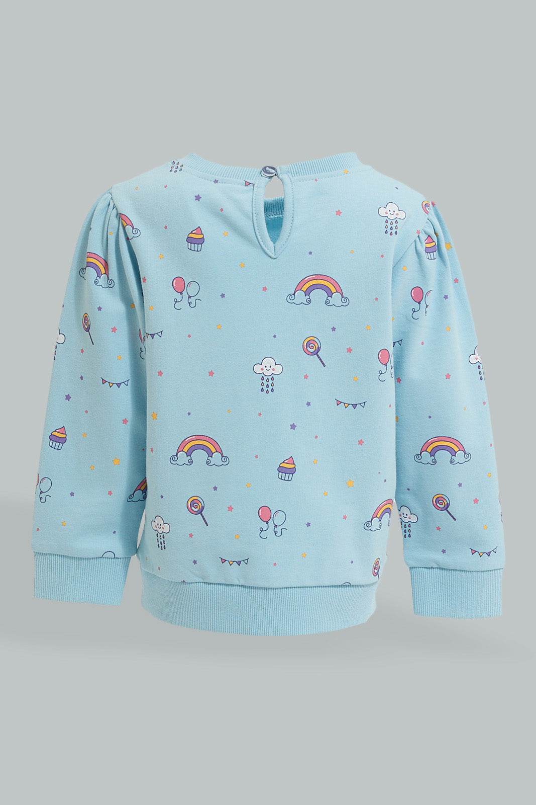 Blue Printed Jog Set (2 Pcs)