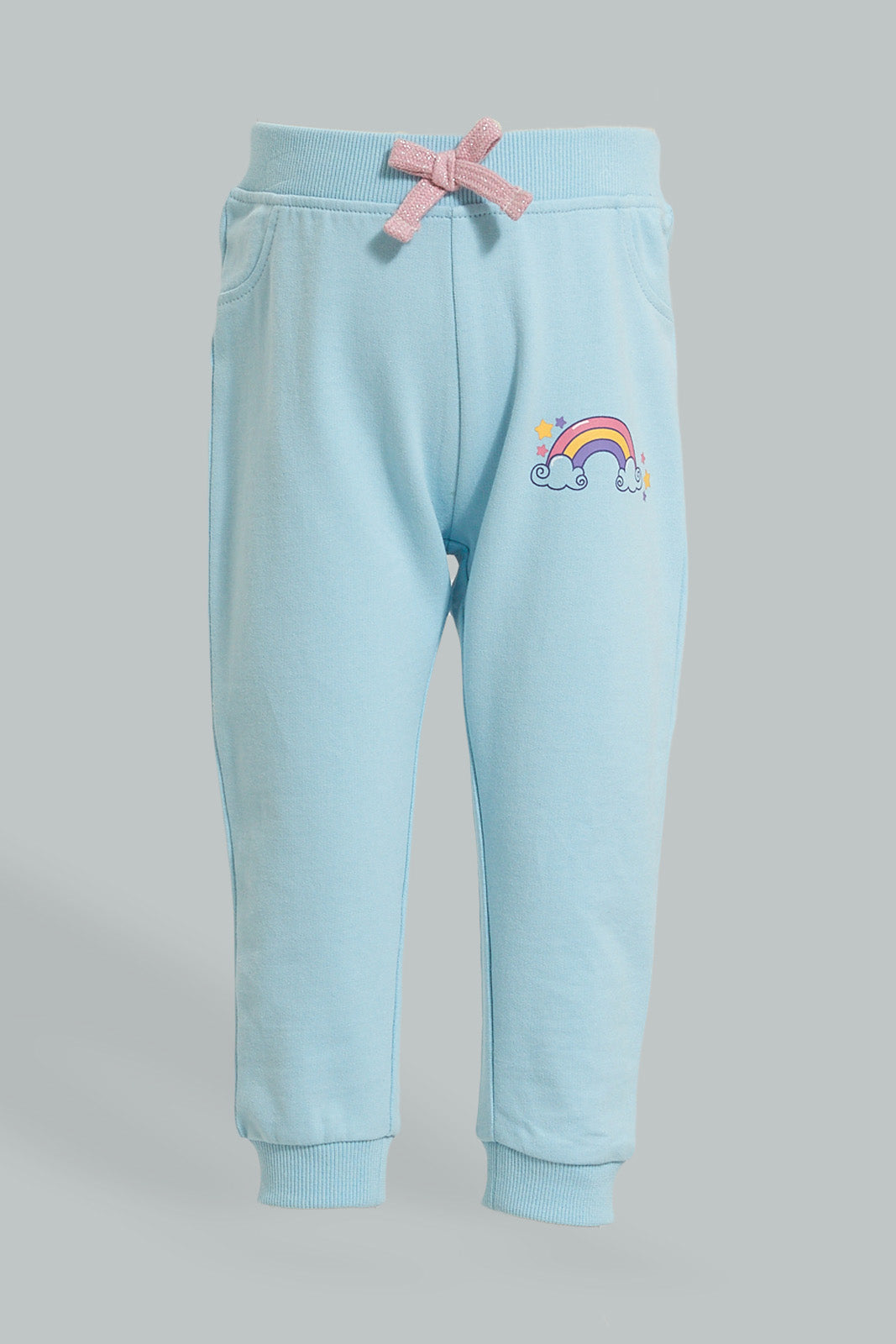 Blue Printed Jog Set (2 Pcs)