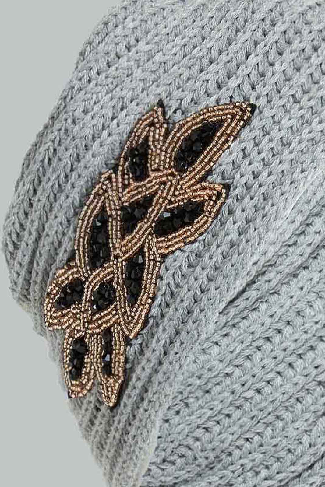 Redtag-Grey-Embellished-Knitted-Cap-Beanies-Women-