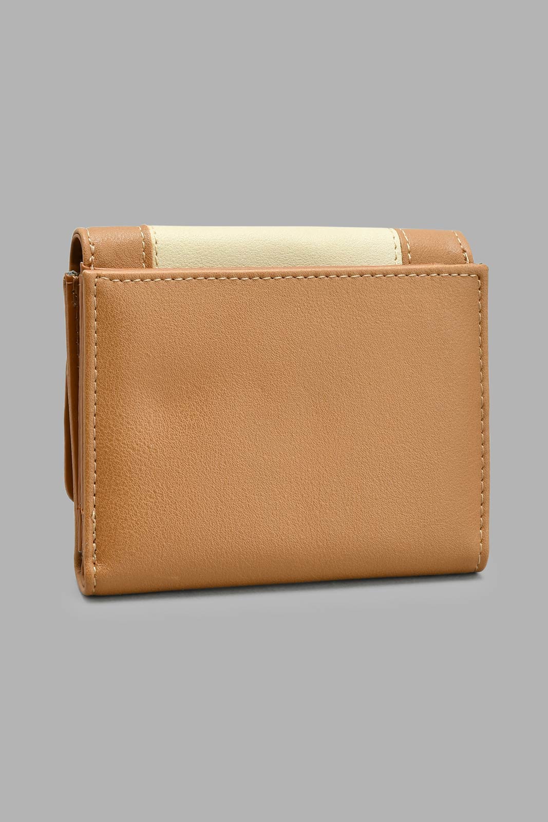 Redtag-Tan-Stitch-Trim-Turn-Lock-Wallet-Purses-Women-