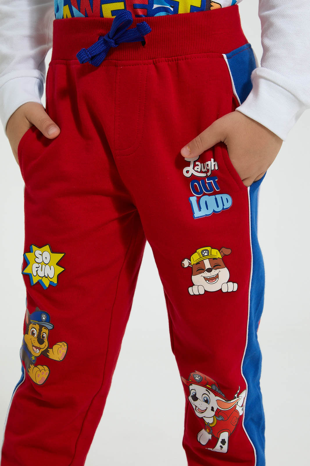 Redtag-Red-Paw-Patrol-Jog-Pant-Joggers-Boys-2 to 8 Years