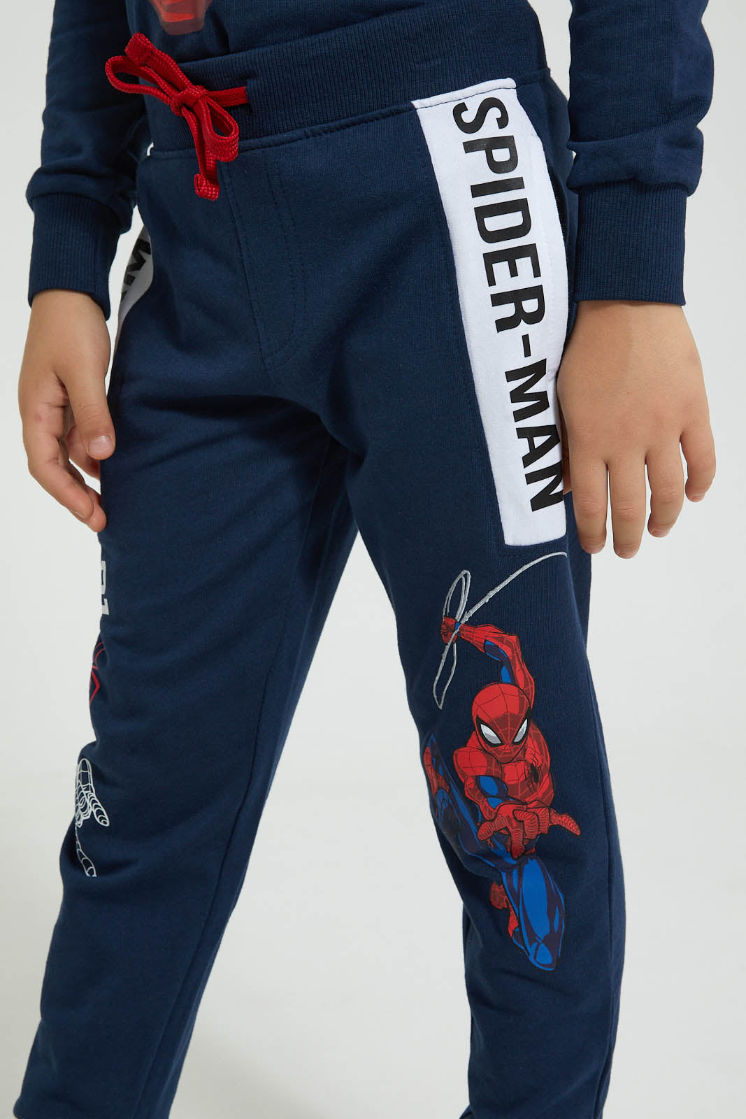 Redtag-Blue-Spiderman-Jog-Pant-Joggers-Boys-2 to 8 Years