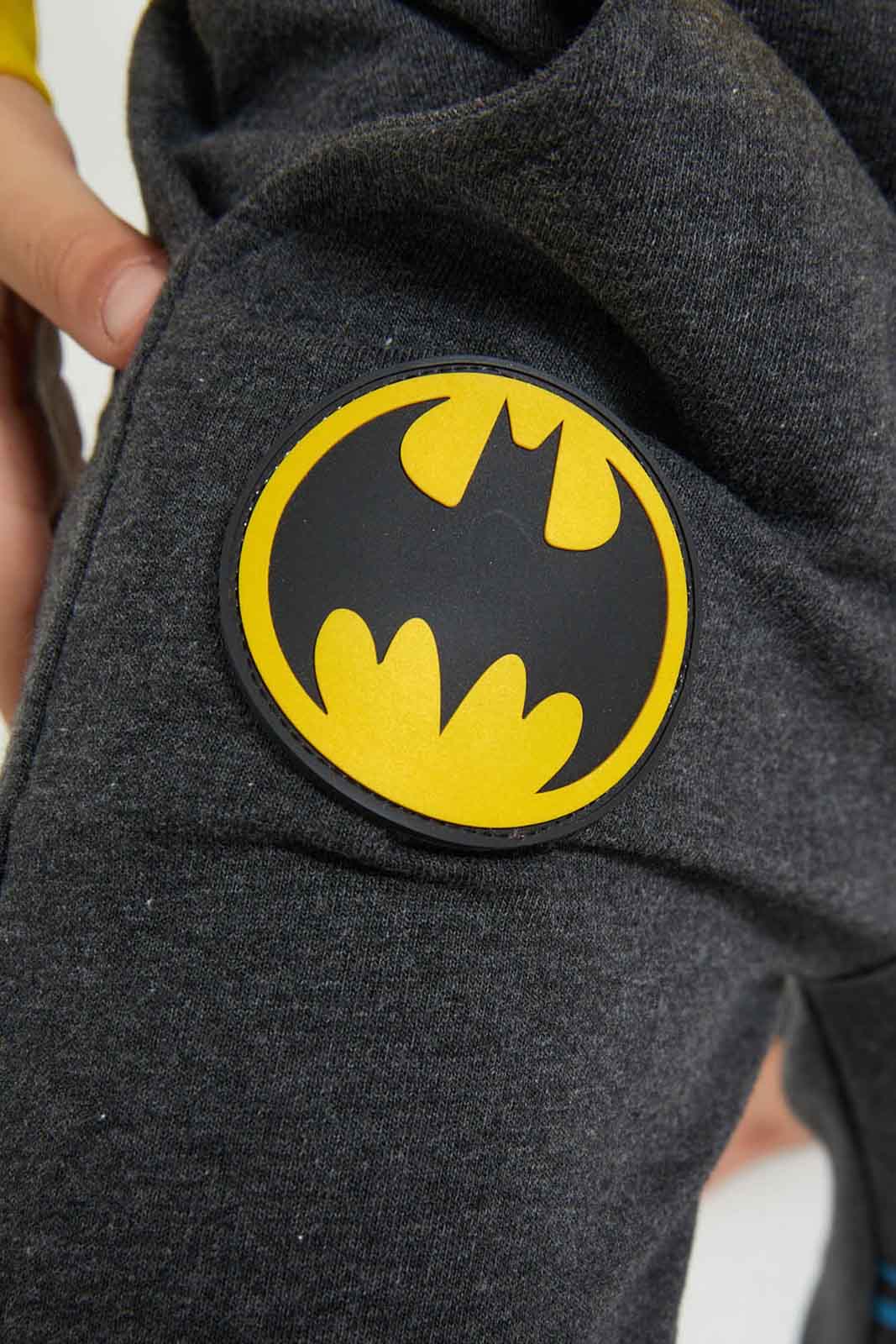 Redtag-Charcoal-Batman-Jog-Pant-Joggers-Boys-2 to 8 Years