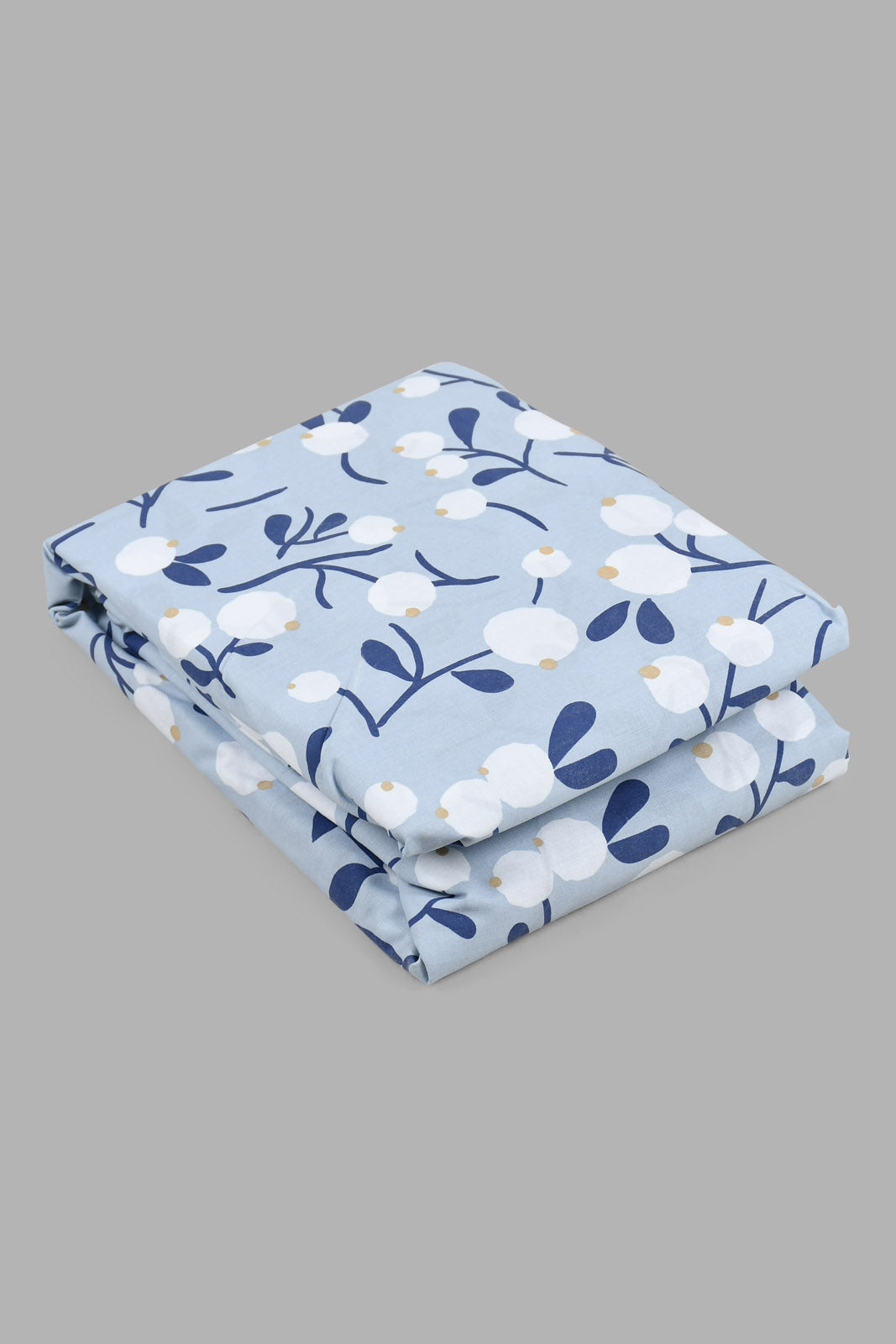 Teal Floral Fitted Sheet (Super King Size)
