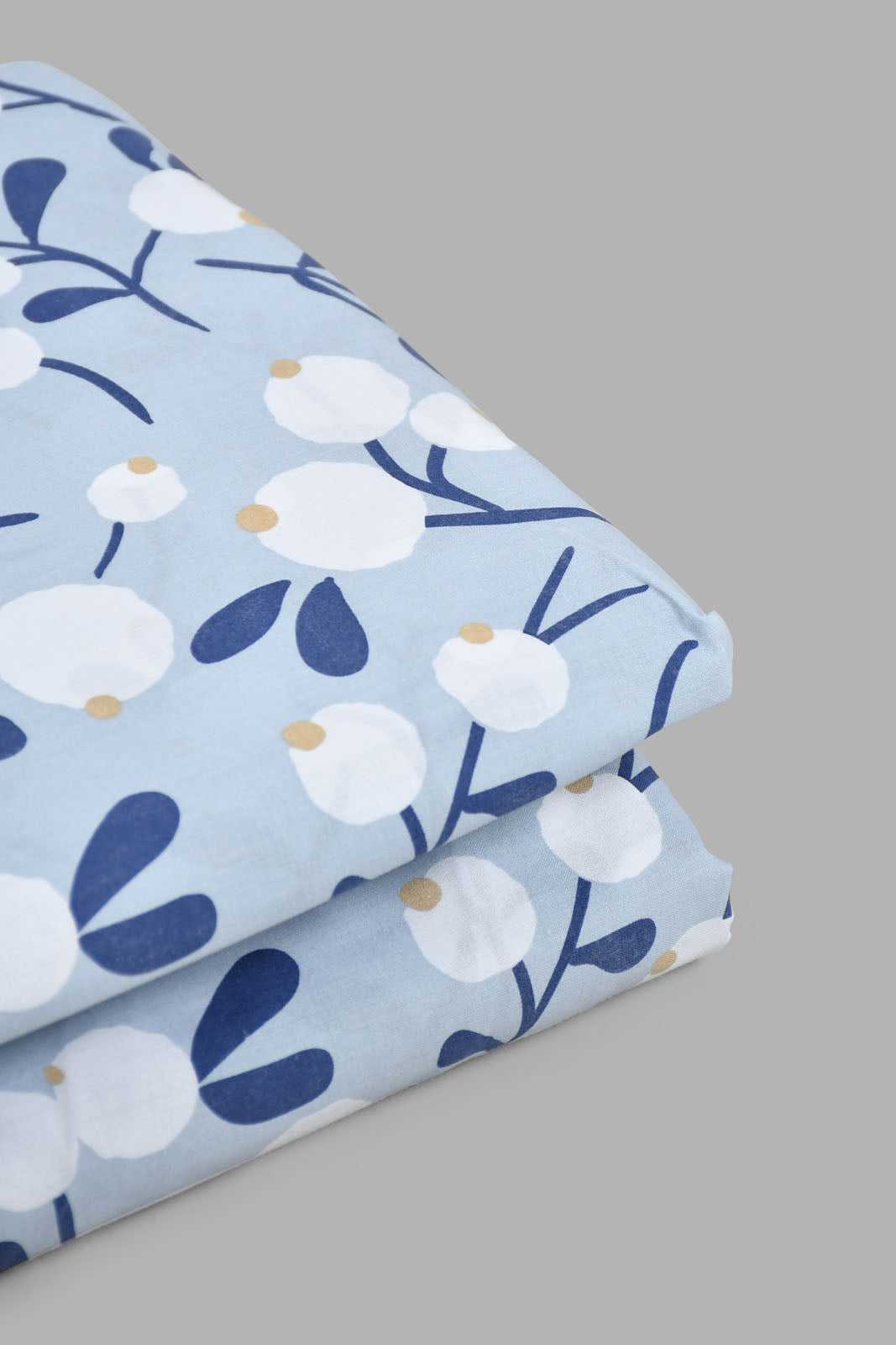 Teal Floral Fitted Sheet (Super King Size)