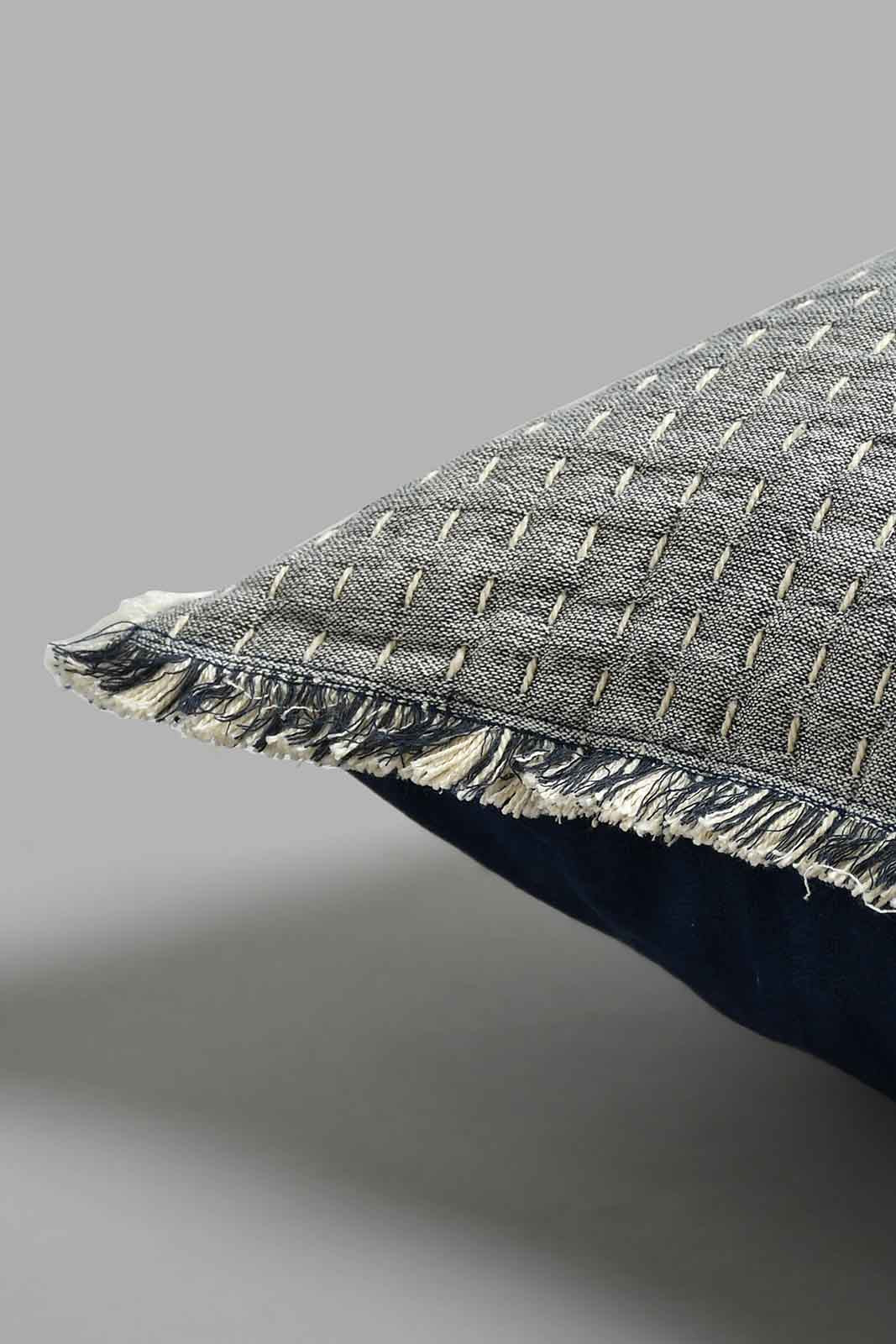 Redtag-Blue-Embroidery-Cushion-BED-PHANTASMAGORIA-2,-Colour:Blue,-Filter:Home-Bedroom,-HMW-BED-Cushions,-New-In,-New-In-HMW-BED,-Non-Sale,-S22A,-Section:Homewares-Home-Bedroom-