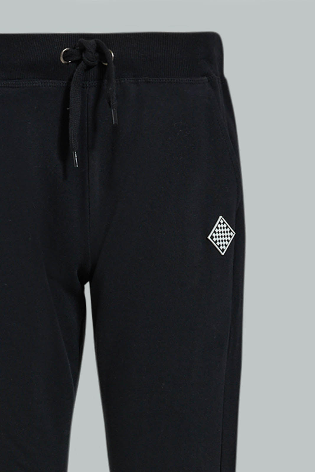 Redtag-Black-Table-Active-Pant-Joggers-Senior-Boys-9 to 14 Years