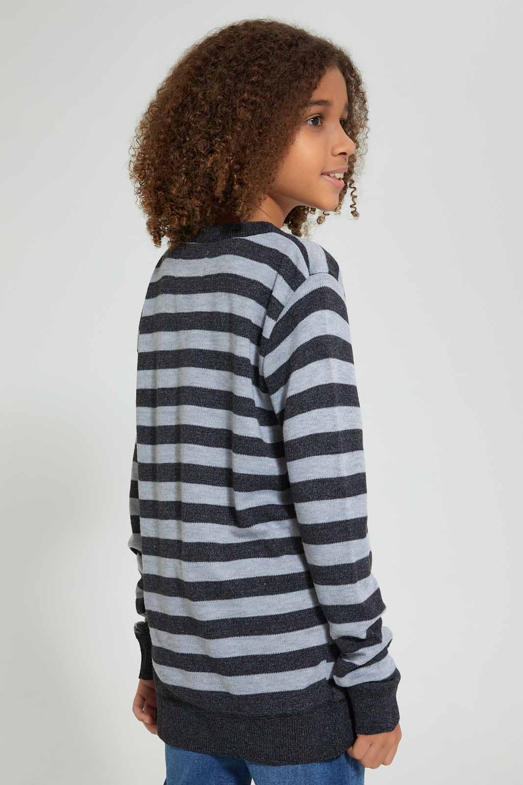 Redtag-Bsr-Table-Stripe-Pullover-Pullovers-Senior-Boys-9 to 14 Years