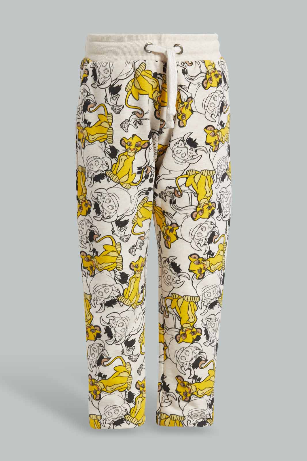 Redtag-Grey-Lion-King-Jogsuit-BOY-Jog-Sets,-Category:Jog-Sets,-CHR,-Colour:Grey,-Deals:Sale,-Filter:Boys-(2-to-8-Yrs),-S22A,-Sale,-Sale-BOY-APL,-Section:Kidswear-Boys-
