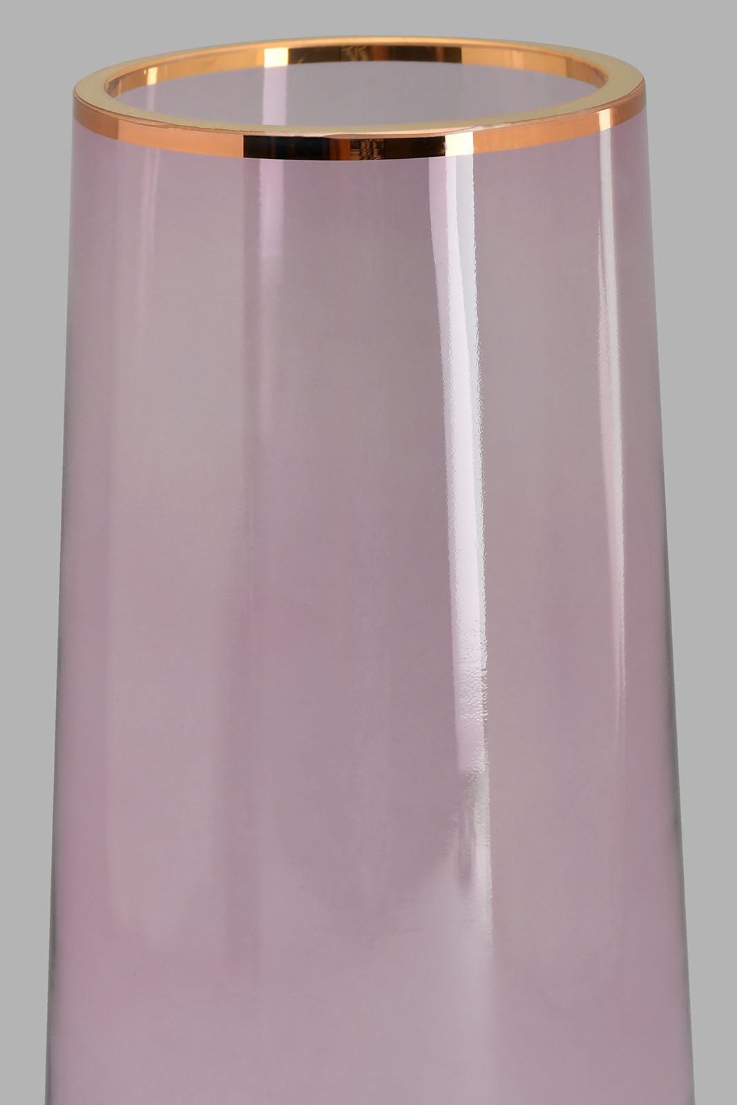 Redtag-Pink-Tall-Golden-Detail-Glass-Vase-Vase-Home-Decor-