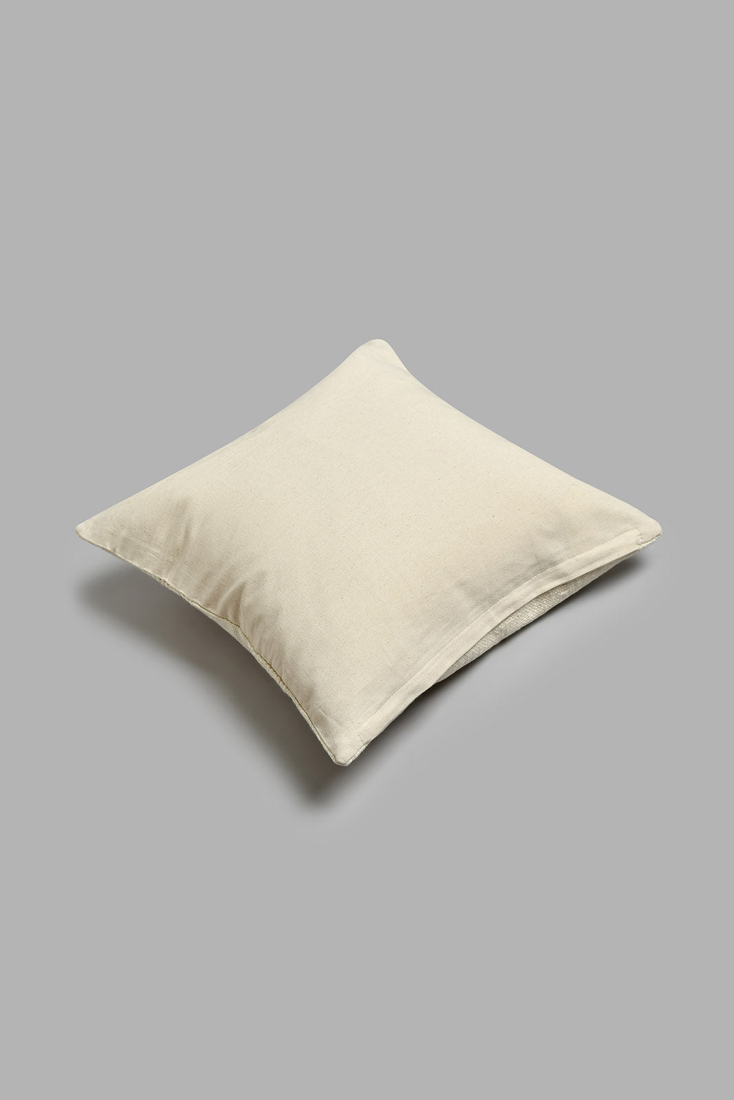 Redtag-Beige-Textured-Net-Stripe-Cushion-BED-PHANTASMAGORIA-3,-Colour:Beige,-Filter:Home-Bedroom,-HMW-BED-Cushions,-New-In,-New-In-HMW-BED,-Non-Sale,-S22A,-Section:Homewares-Home-Bedroom-