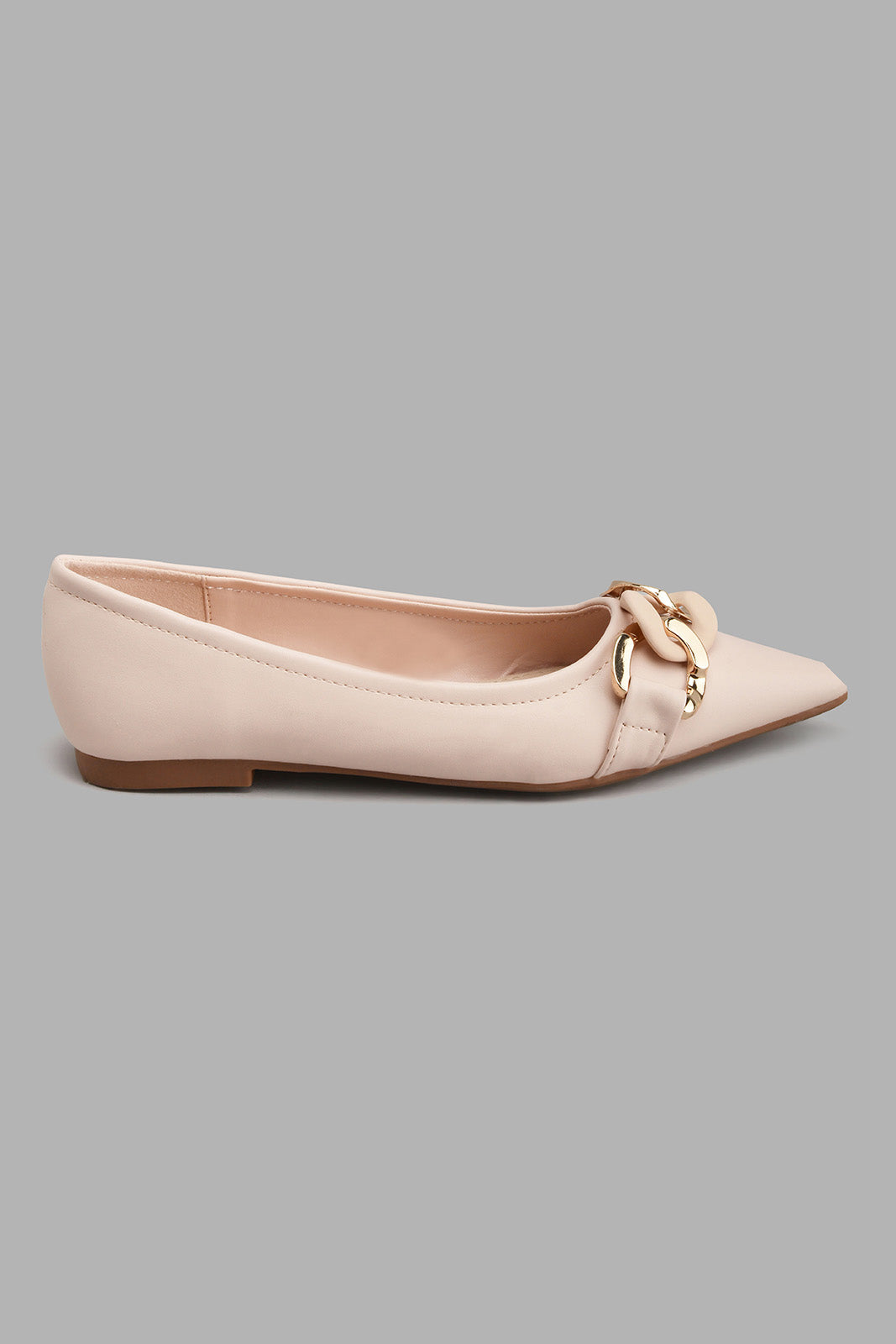 Redtag-Pink-Poiny-Shoe-With-Trim-Loafers-Women's-