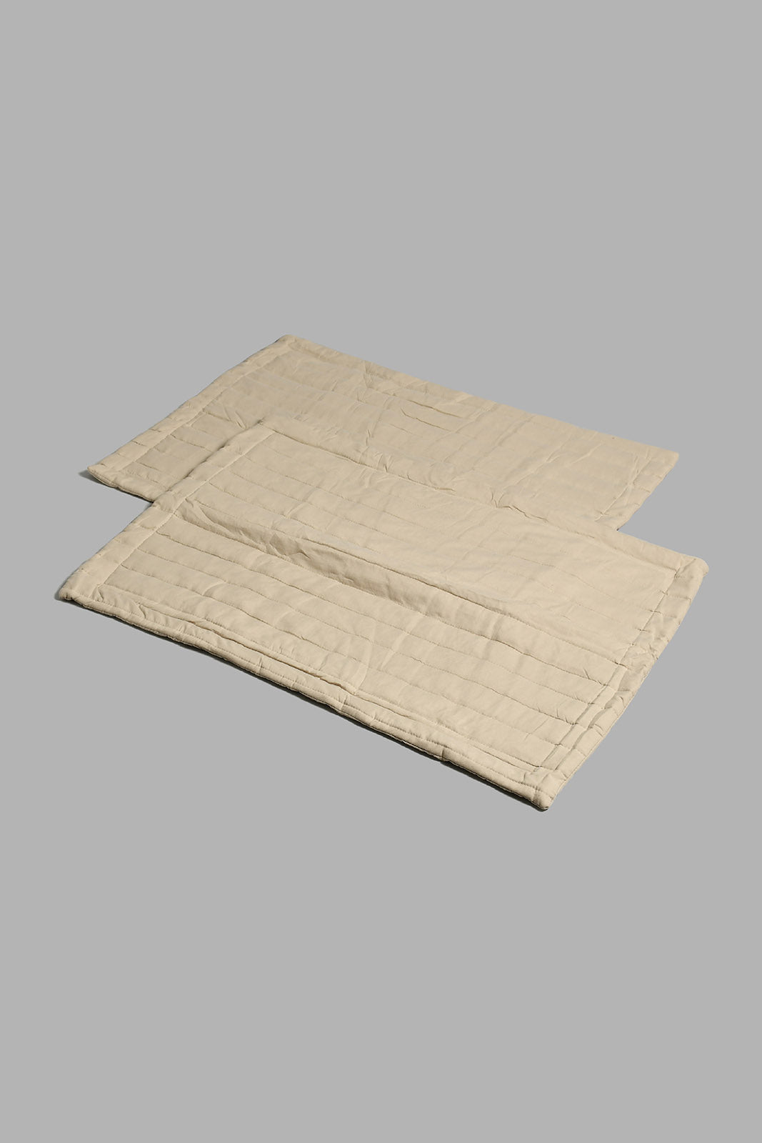 Redtag-Beige-Eyelet-Embroidered-3-Pieces-Bedspread-Set
-(Double-Size)-Category:Bedspreads,-Colour:Beige,-Filter:Home-Bedroom,-HMW-BED-Bedspreads,-MISTANA,-New-In,-New-In-HMW-BED,-Non-Sale,-S22A,-Section:Homewares-Home-Bedroom-