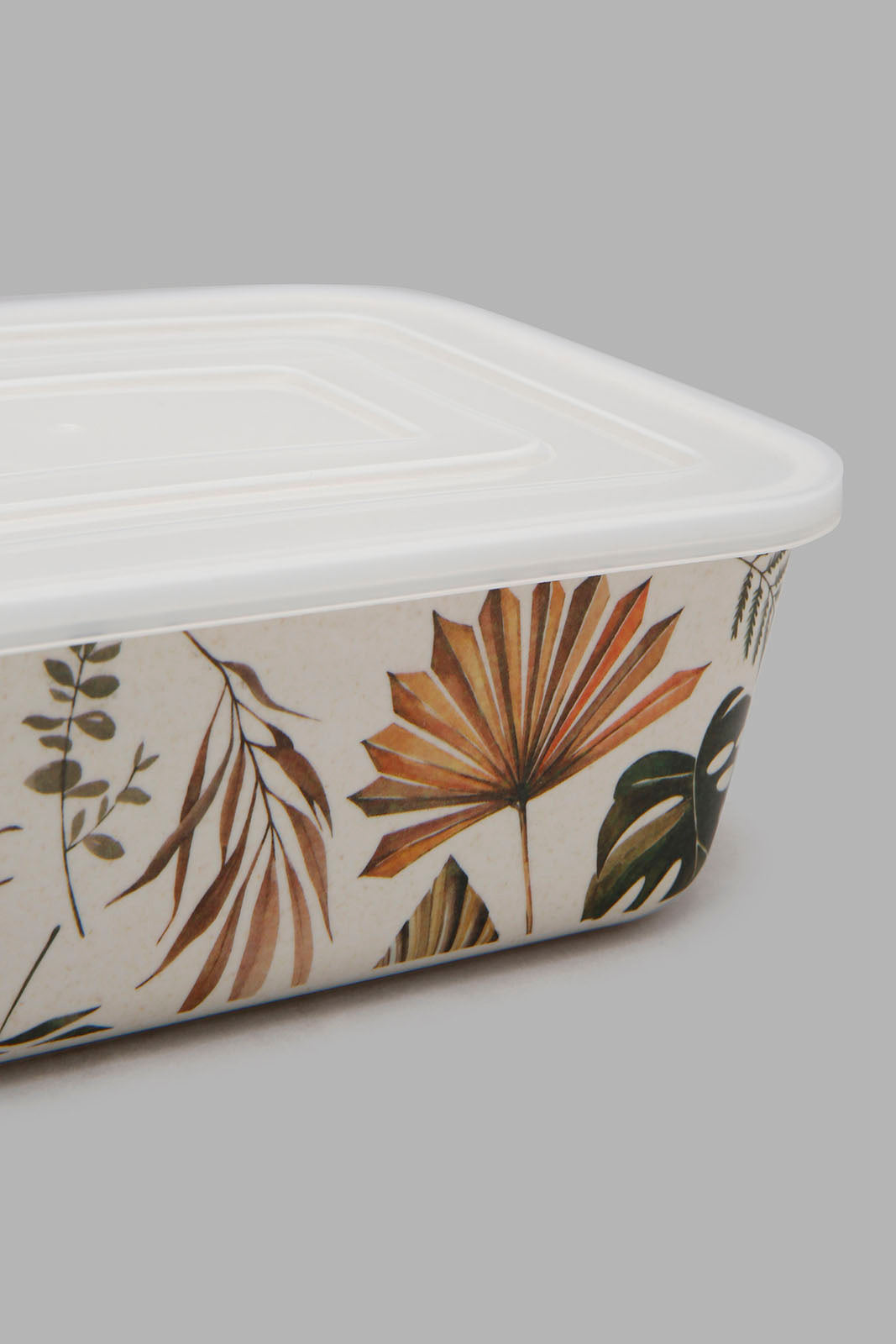 Redtag-Multicolour-Lefe-Bamboo-Storage-Box-With-Lid-(Large)-Storage-Boxes-Home-Dining-