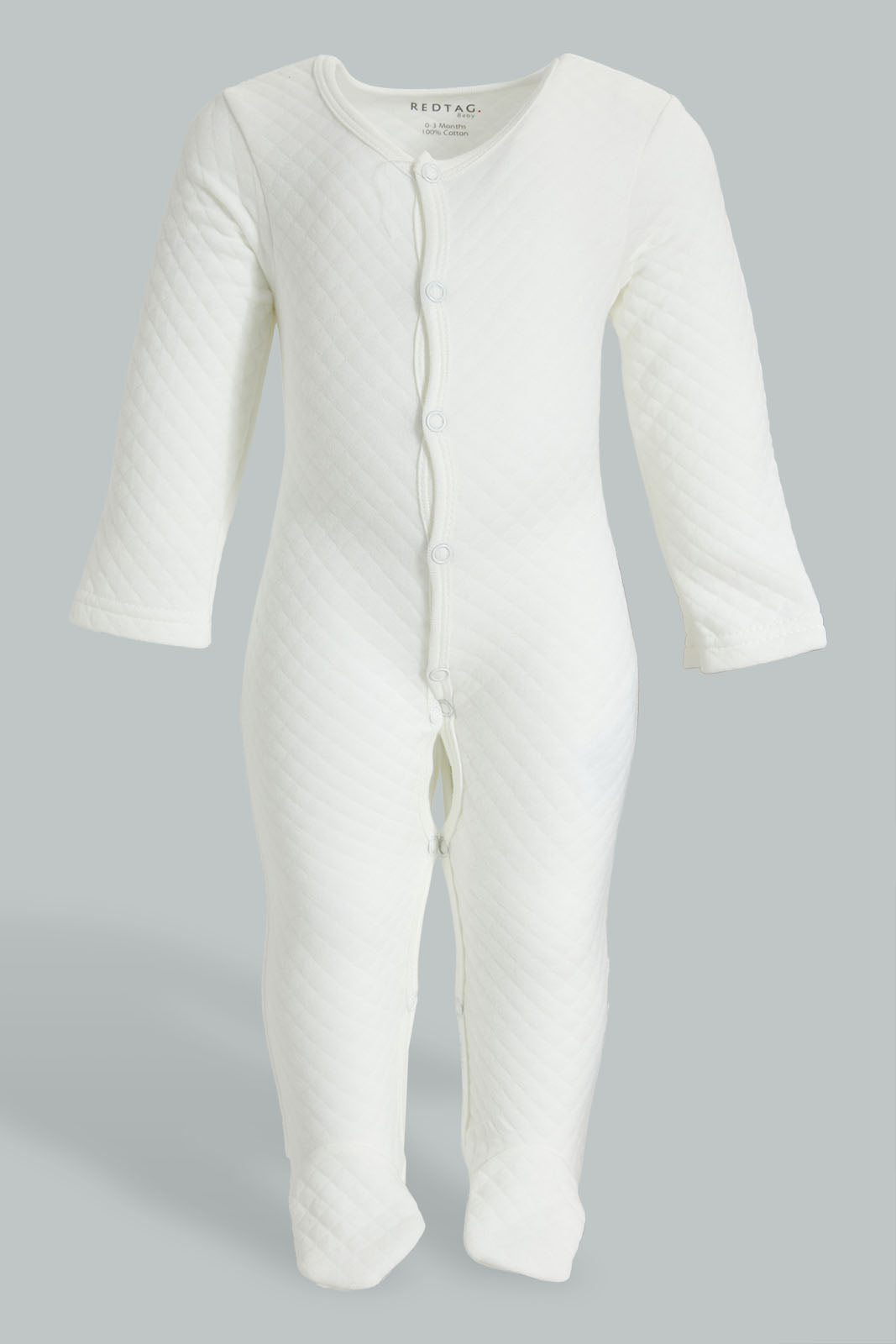 Redtag-Grey--And-White-6-Pcs-Quilted-Giftset-Gift-Sets-Baby-0 to 12 Months