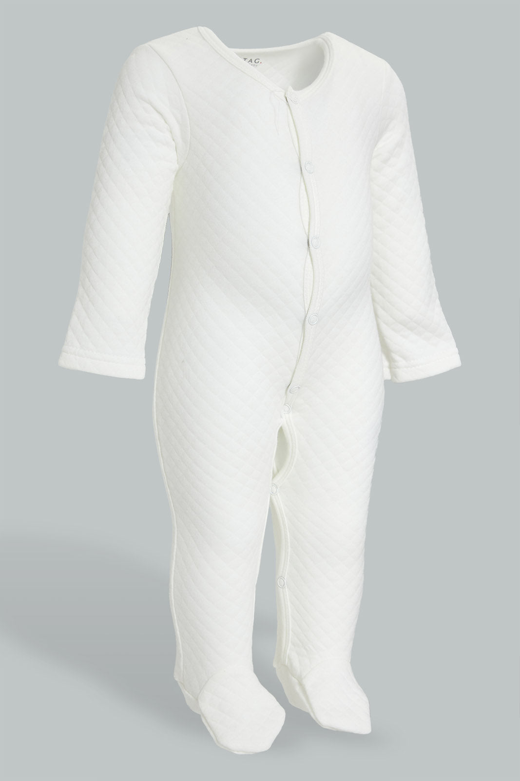 Redtag-Grey--And-White-6-Pcs-Quilted-Giftset-Gift-Sets-Baby-0 to 12 Months